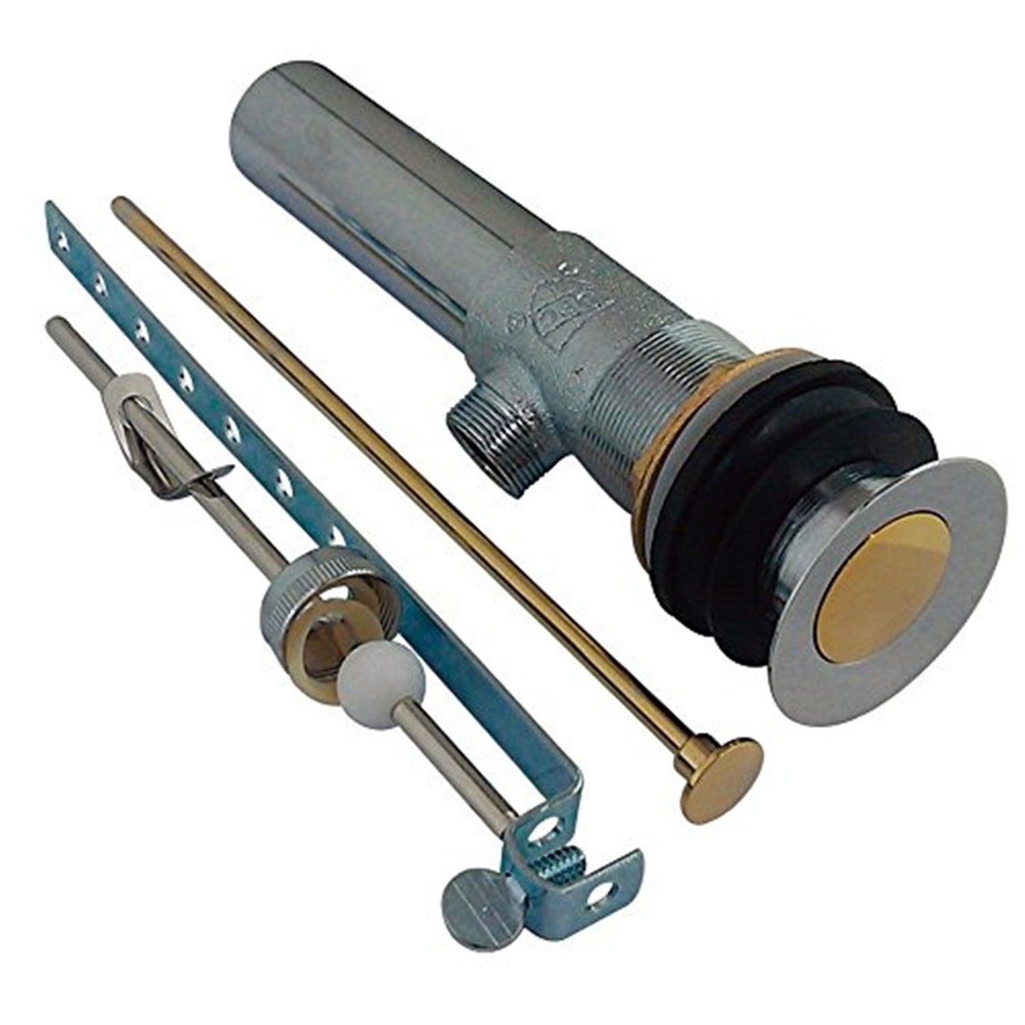 Brass, Bathroom Sink Drain, Pop-Up Drain with Overflow Hole KB1004