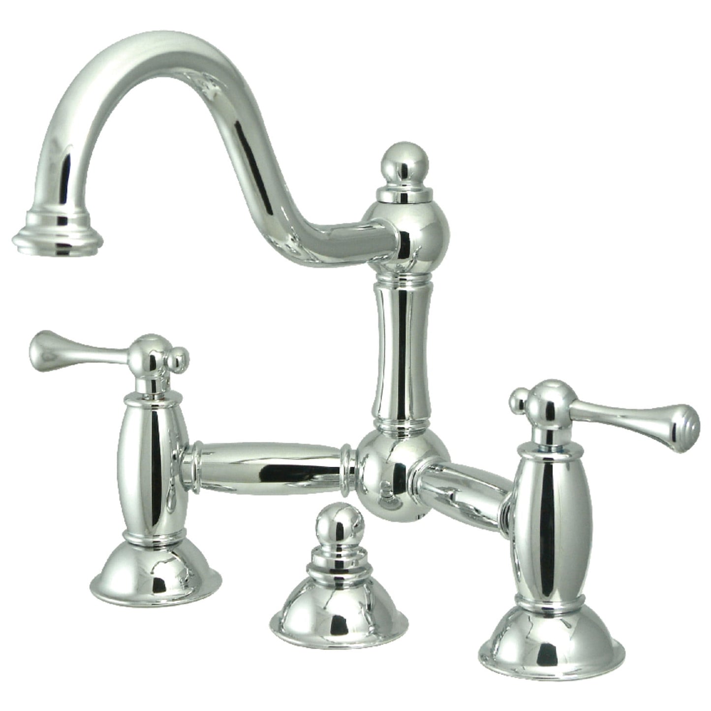 Kingston Brass KB1481PL Deck Mount Bar Faucet, Polished Chrome