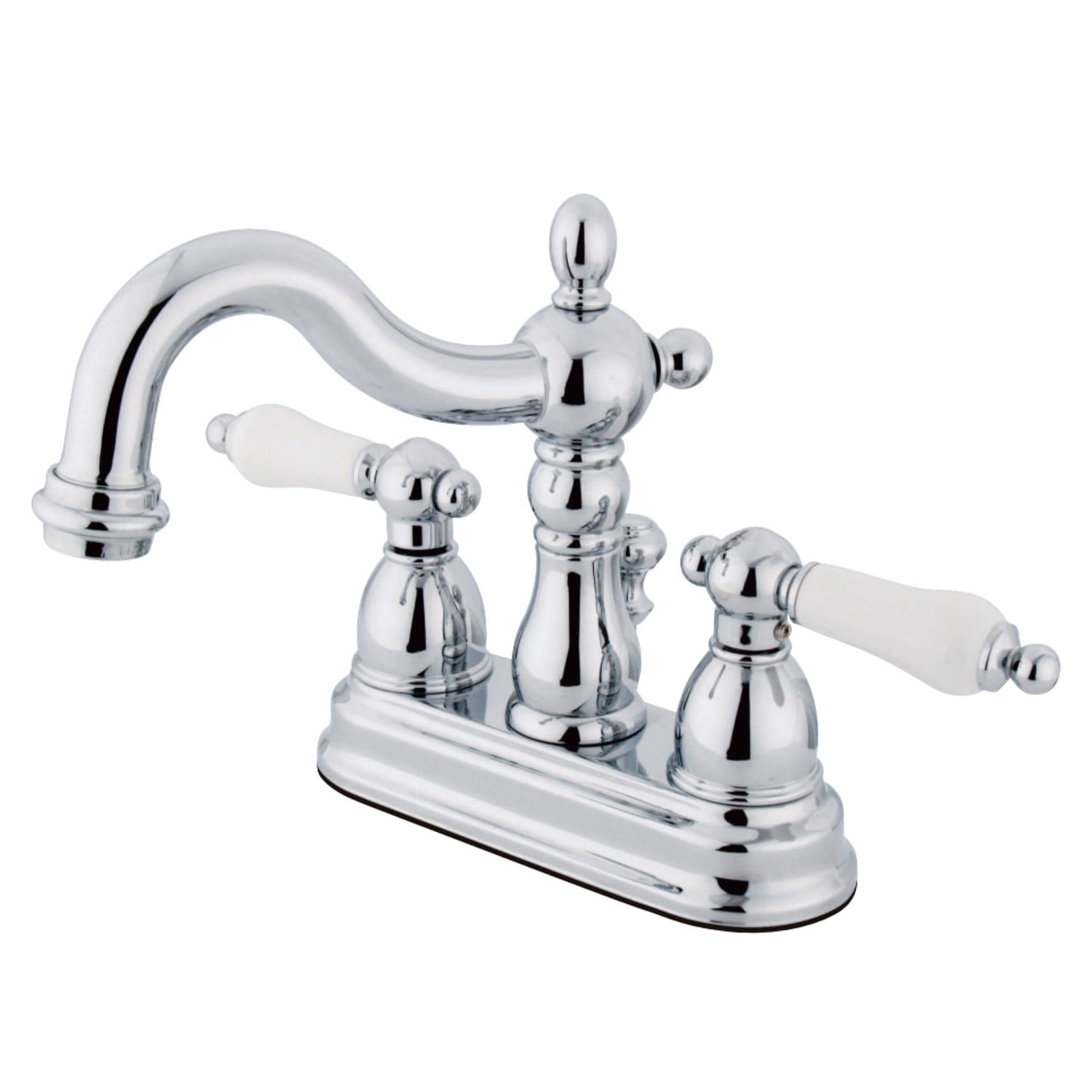 Kingston Brass KB1601PL Heritage 1.2 GPM Centerset Bathroom Faucet - Chrome