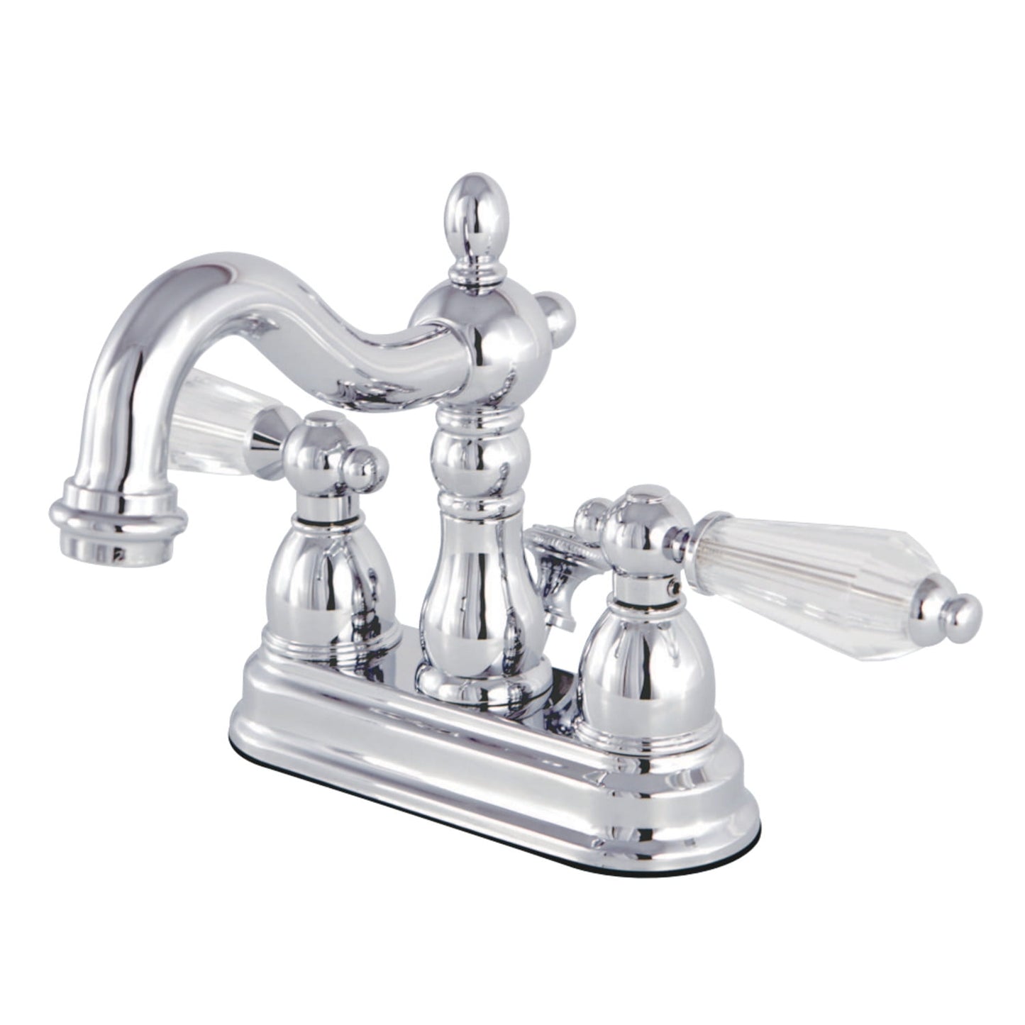 Kingston Brass KB1601WLL 4 in. Centerset Bathroom Faucet, Polished Chrome