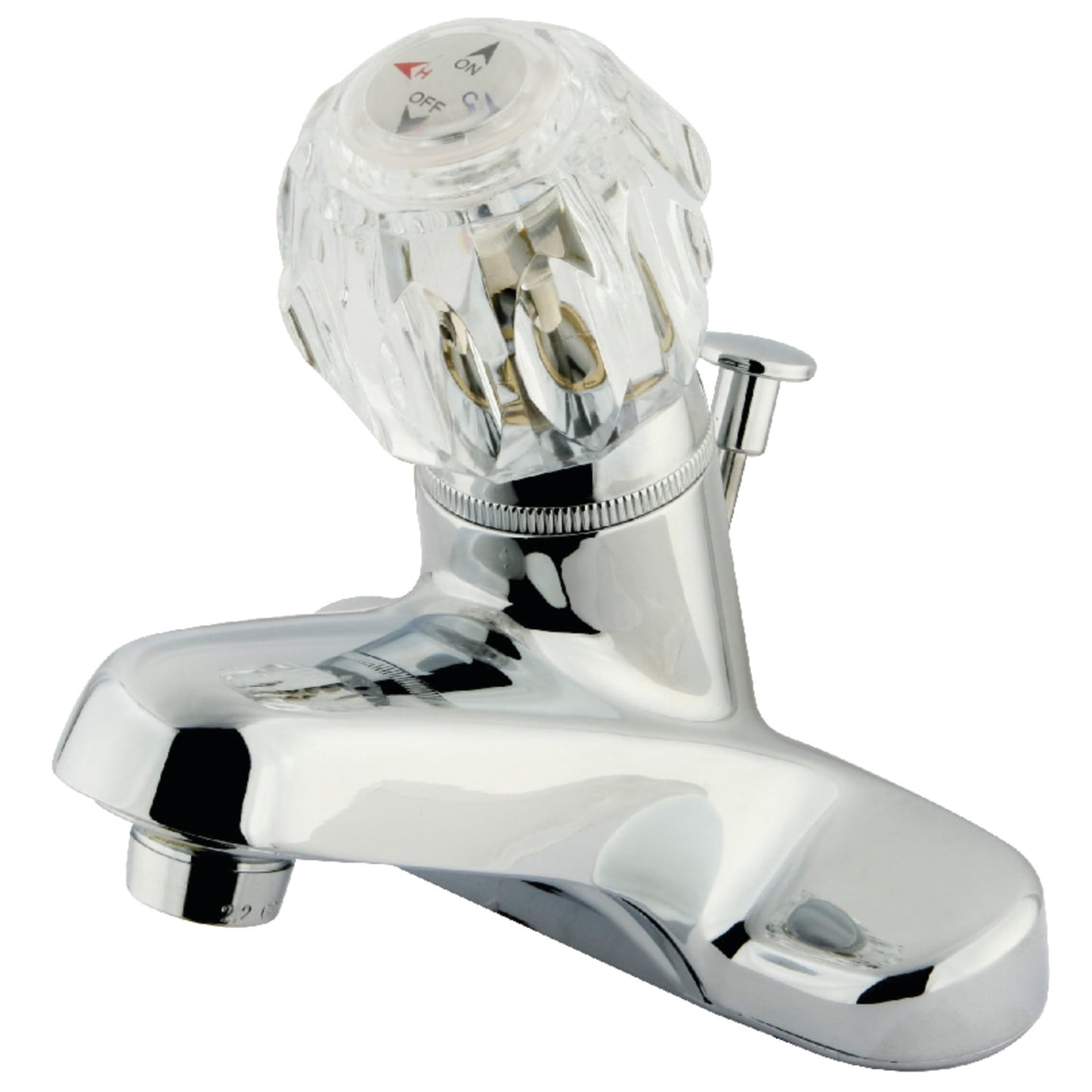Kingston Brass Americana Twin Handle 4" Centerset Lavatory Faucet with Retail Pop-up