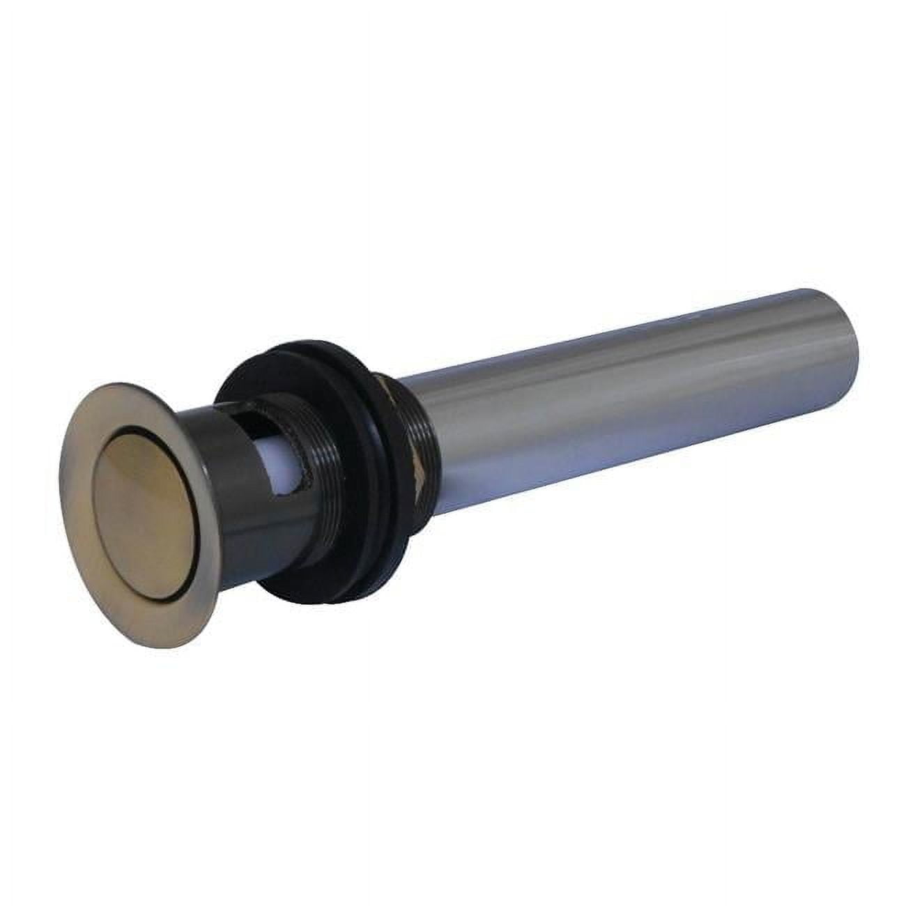 Brass, Bathroom Sink Drain, Push Pop-Up Drain with Overflow