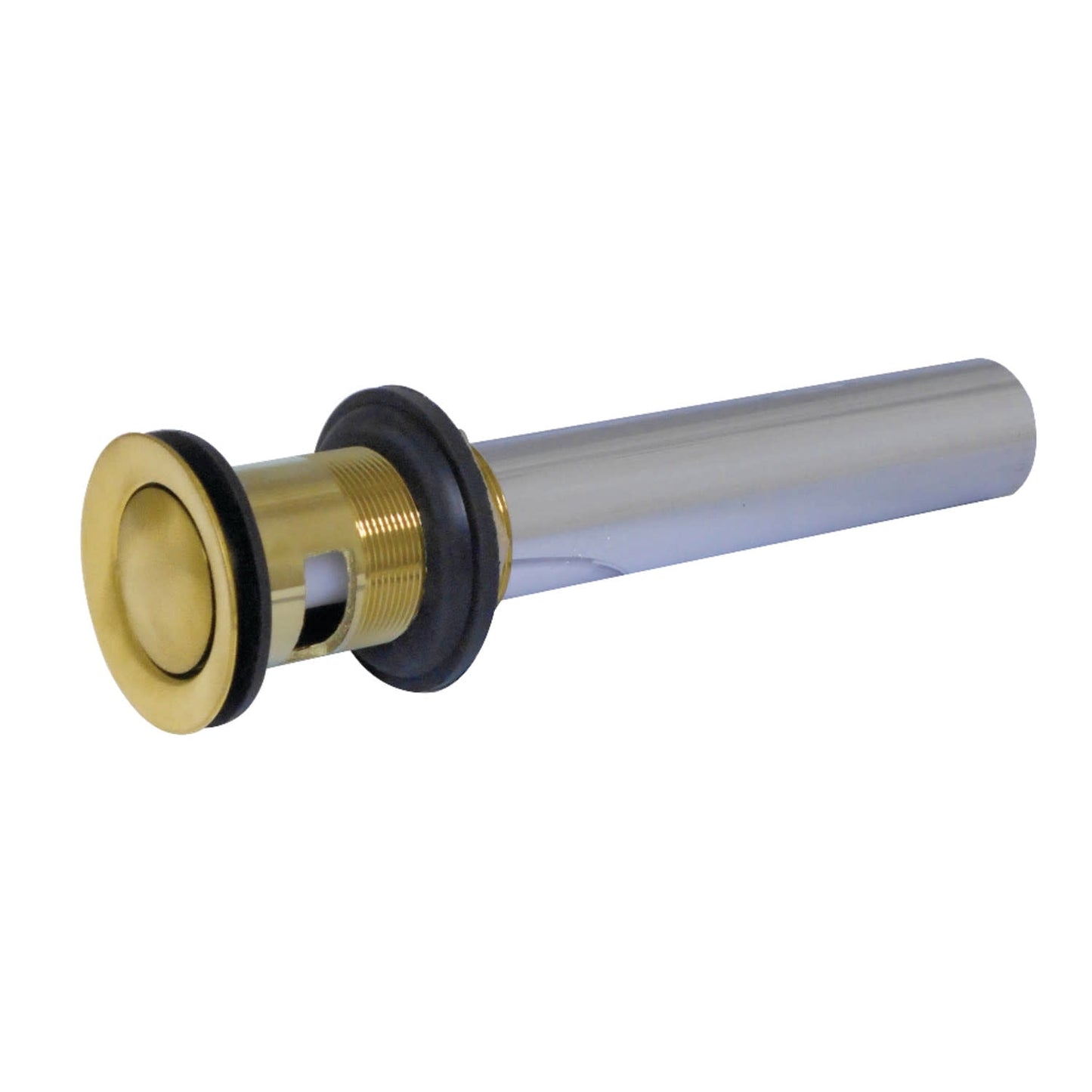 Brass, Bathroom Sink Drain, Push Pop-Up Drain with Overflow KB8107