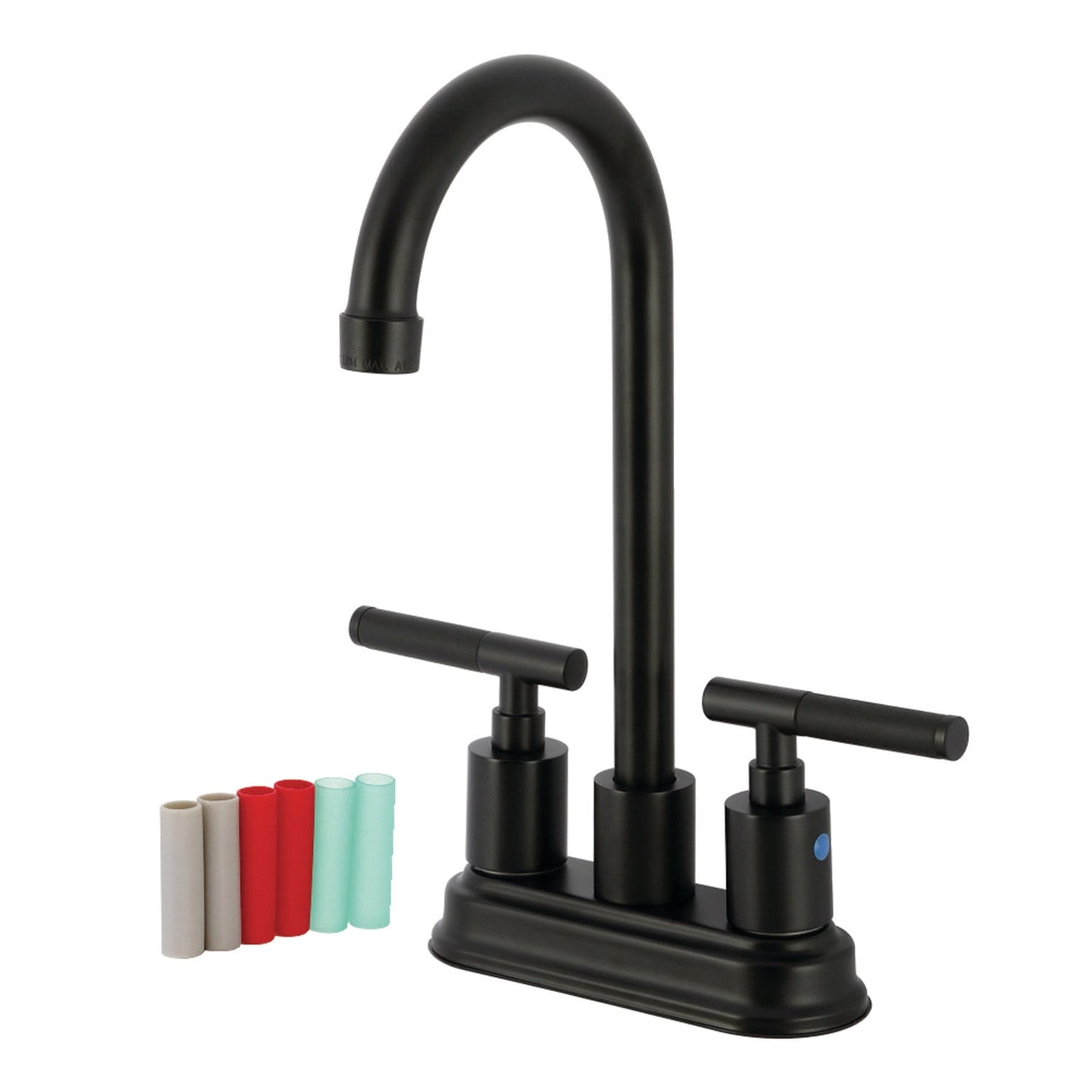 Kingston Brass KB8490CKL Kaiser Bar Faucet, Matte Black