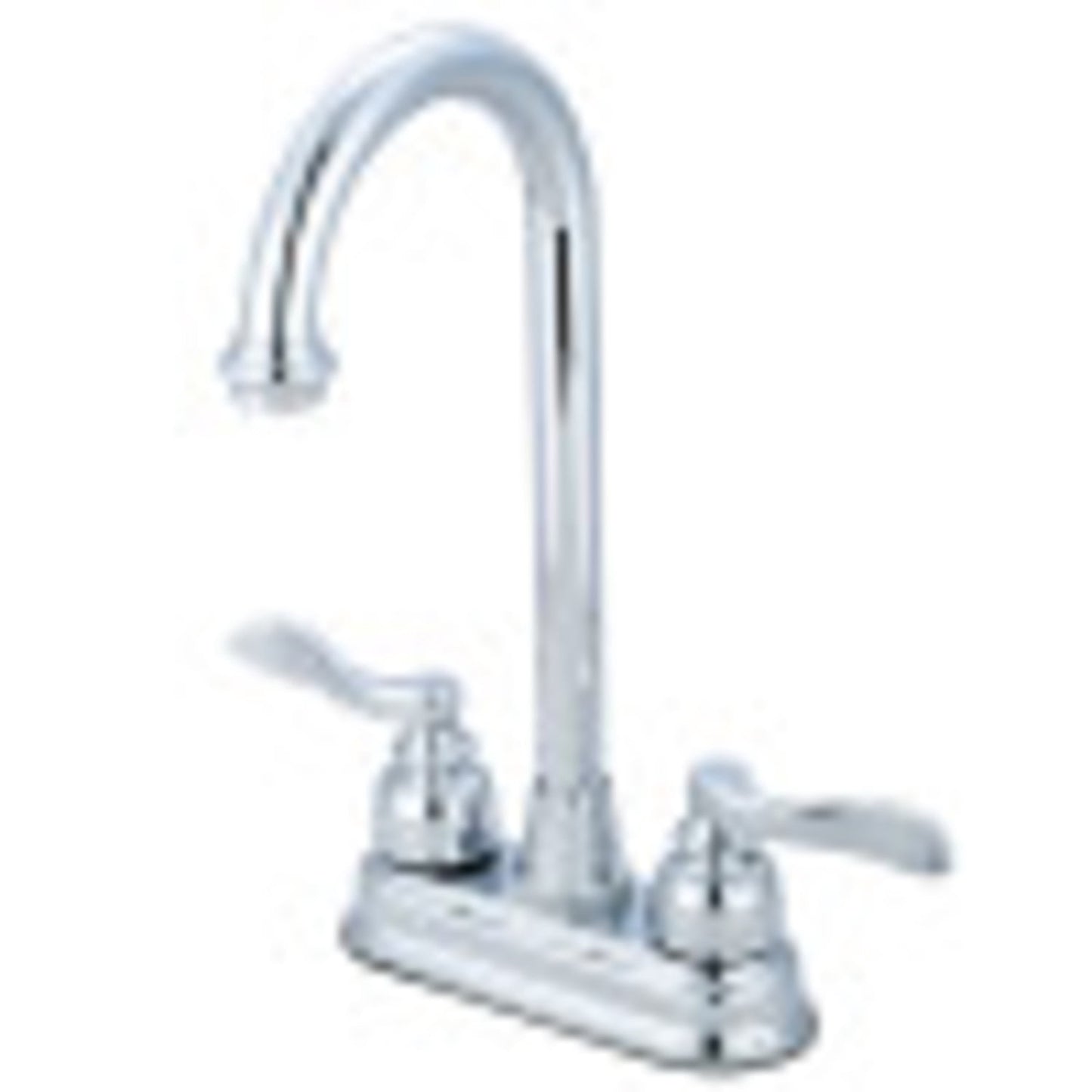 Kingston Brass Nuwave French Two Handle 4" Centerset Bar Faucet