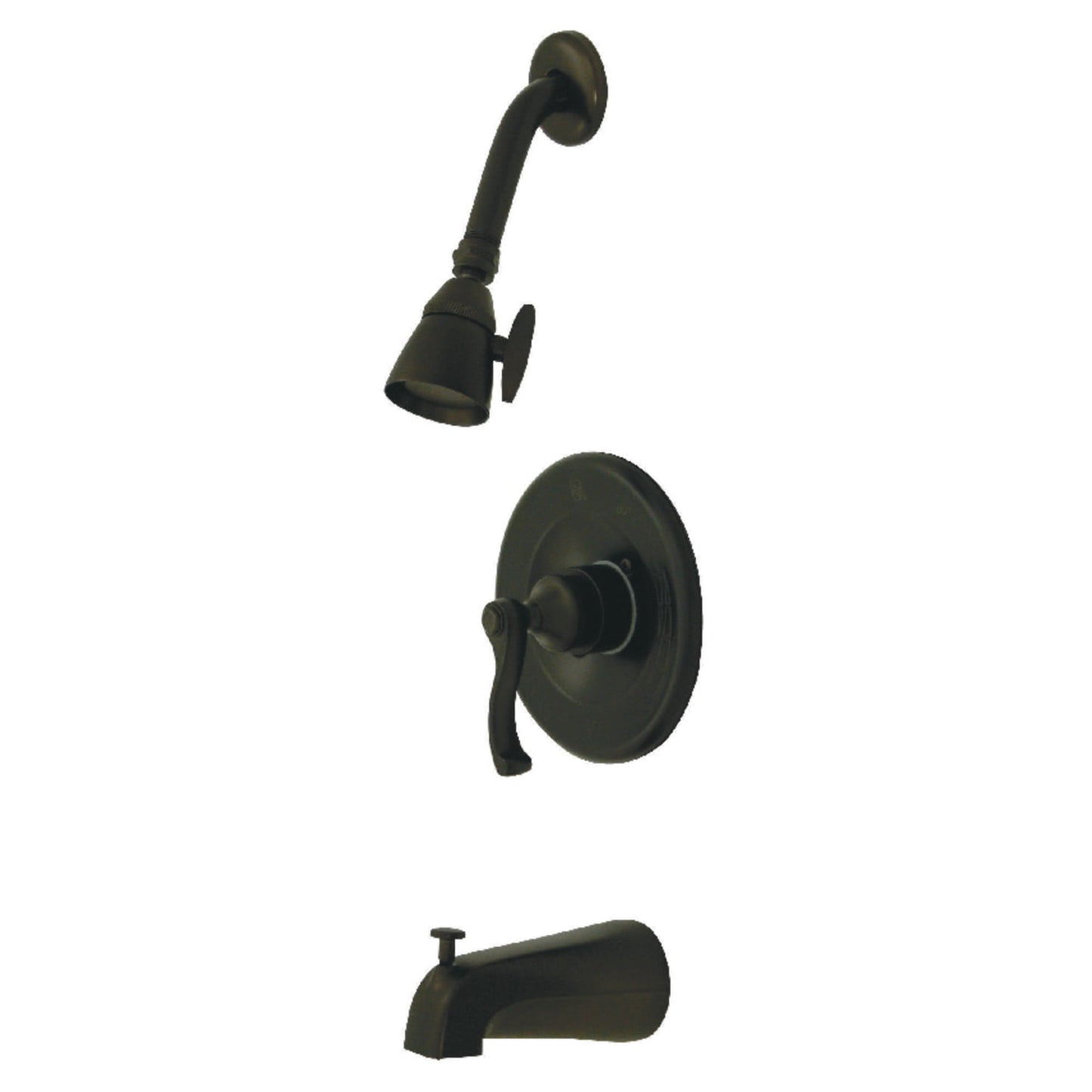 Kingston Brass KB8635FLT Tub and Shower Trim Only For KB8635FL, Oil Rubbed Bronze
