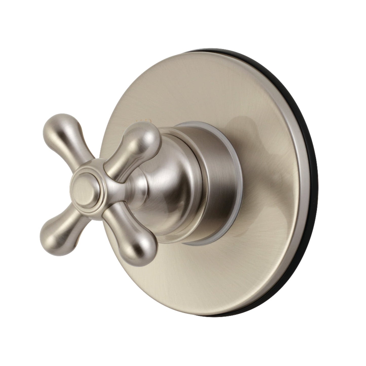 Kingston Brass KS3032AX Single-Handle Three-Way Diverter Valve with Round Trim Kit, Polished Brass
