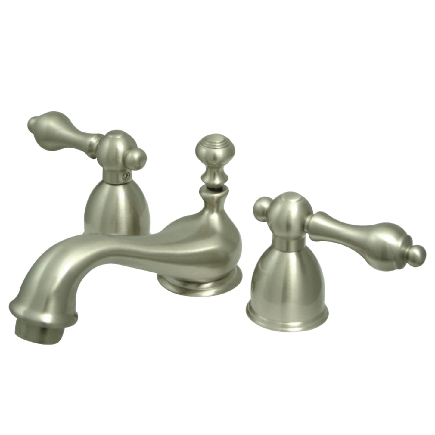 Kingston Brass KS3951AL Restoration Mini-Widespread Bathroom Faucet, Polished Chrome