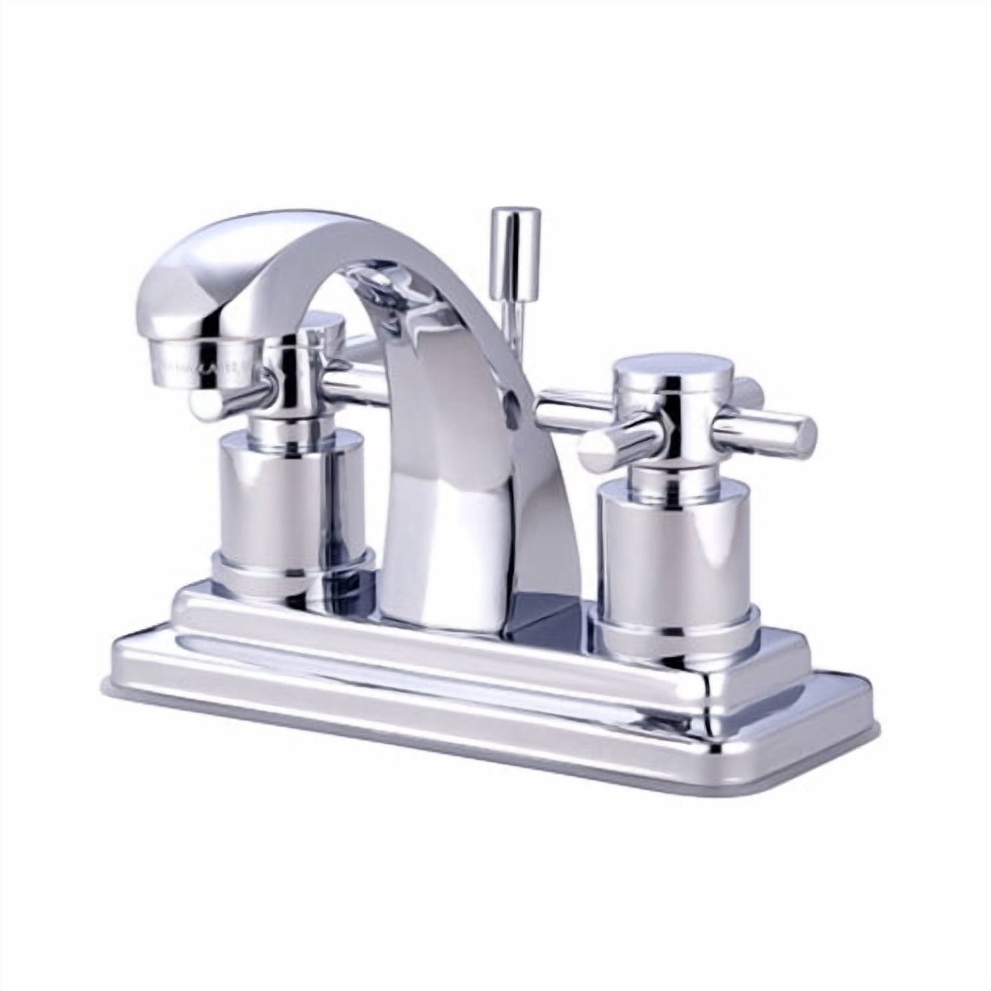 Kingston Brass Concord Two Handle 4" Centerset Lavatory Faucet with Brass Pop-up