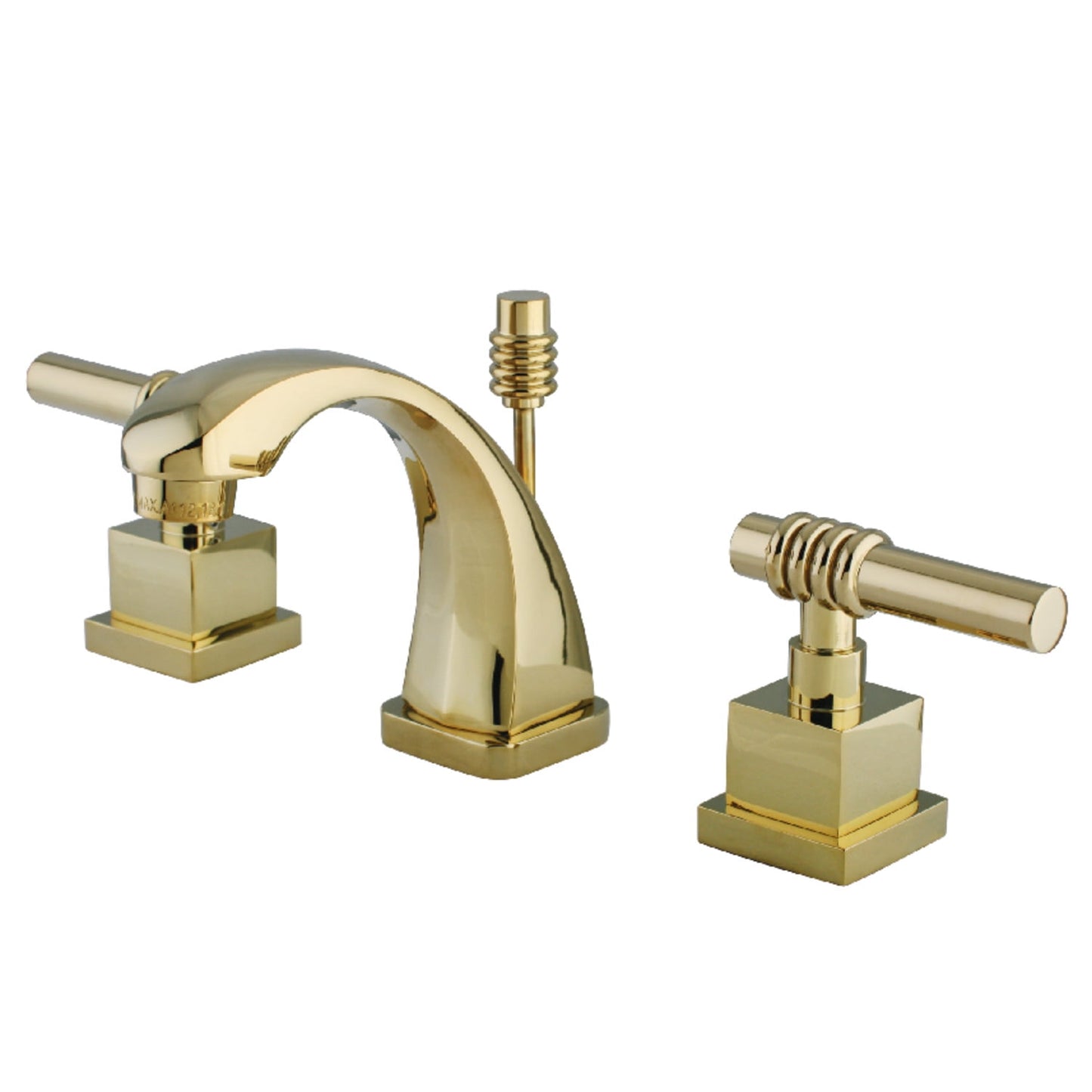 Kingston Brass KS4948QL Milano Widespread Bathroom Faucet, Brushed Nickel