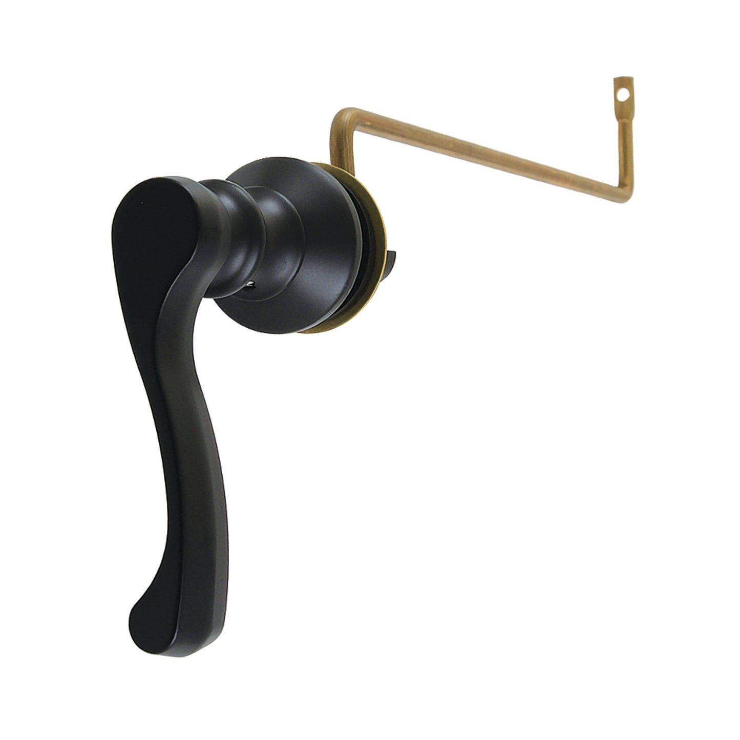Kingston Brass KTFLS0 French Side Mount Toilet Tank Lever, Left/Right Installation in Matte Black