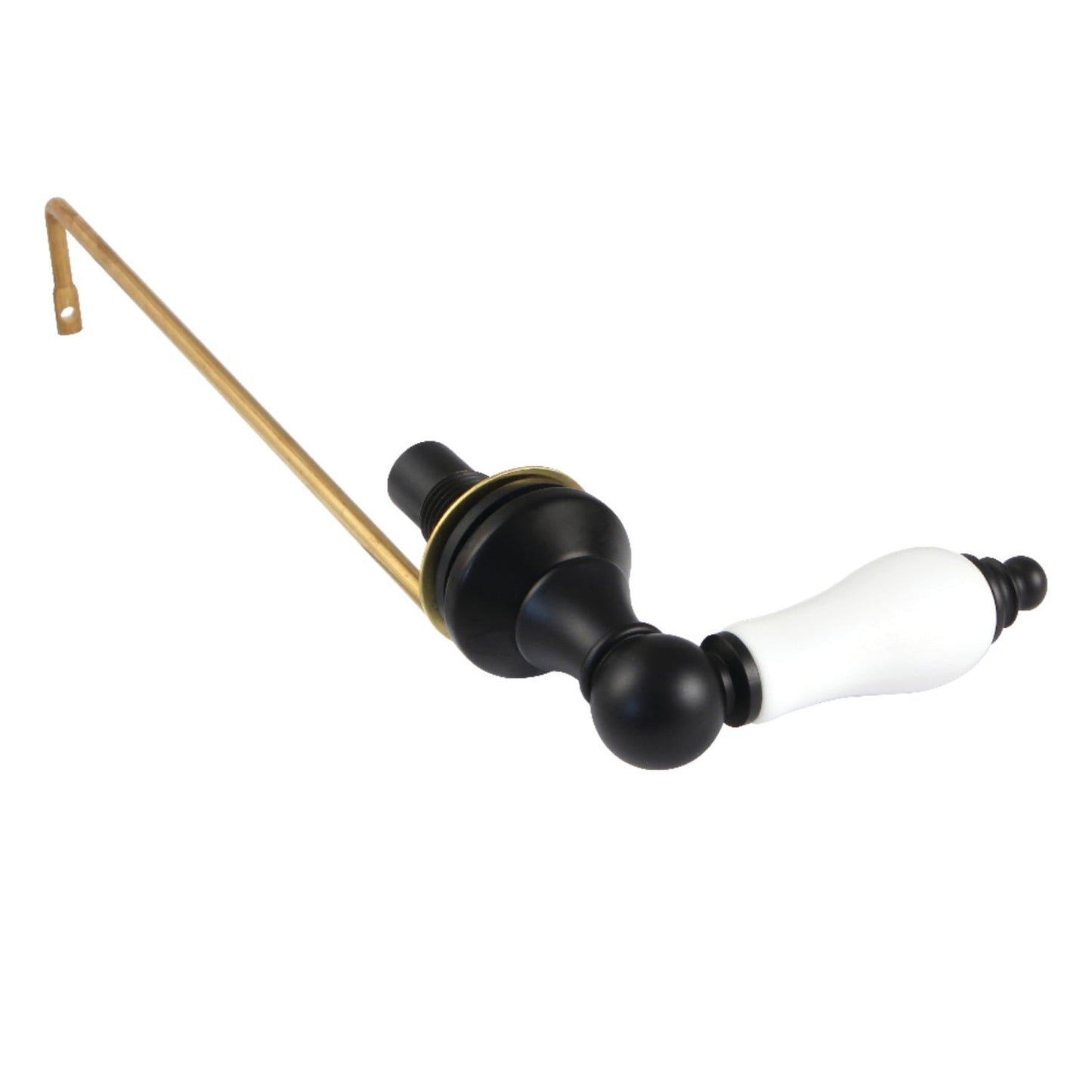 Kingston Brass KTPLS0 Victorian Toilet Tank Lever, Porcelain Handle, Matte Black