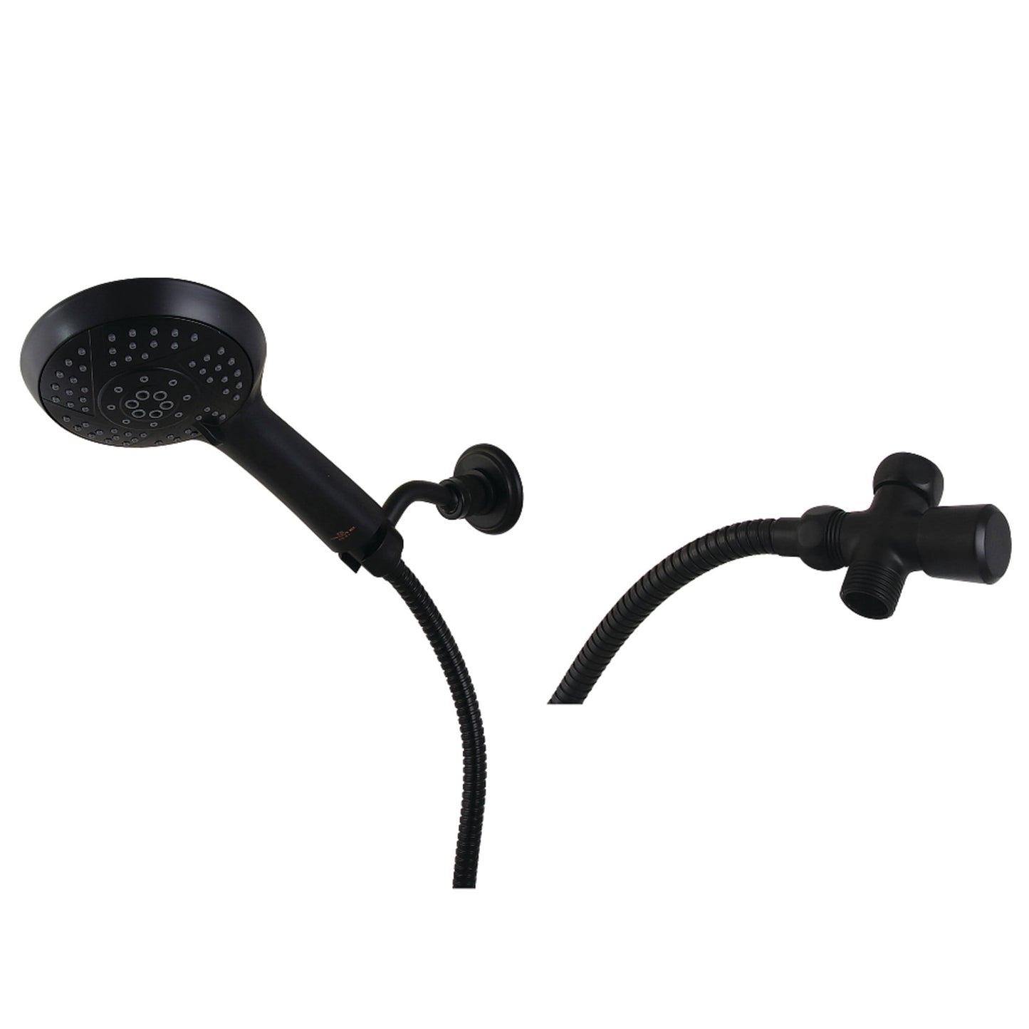 Kingston Brass KX1540BD Vilbosch Multi-Function Hand Shower Kit, Matte Black