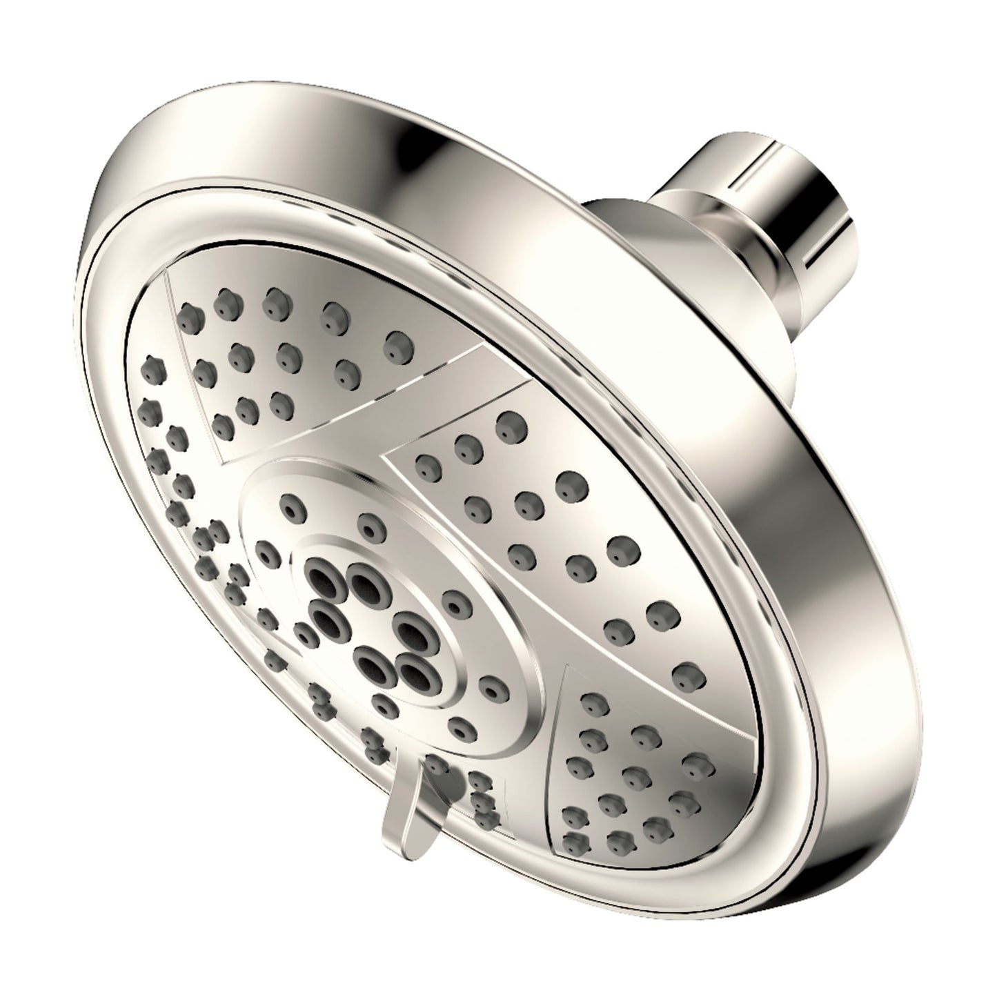 Kingston Brass KX1557 Vilbosch 5" Round 5-Function ABS Shower Head, Polished Nickel