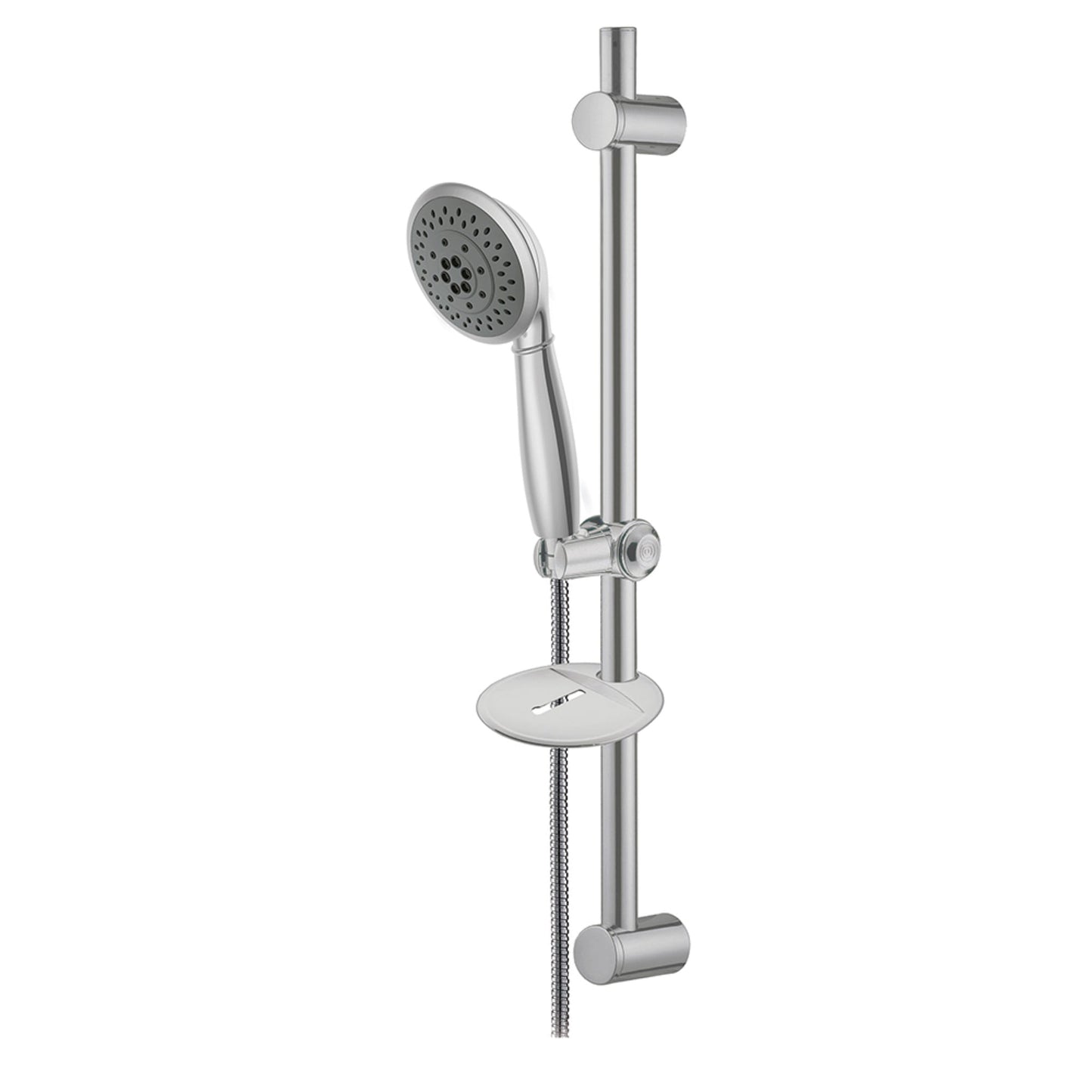 Kingston Brass KX2528SBB 5 Setting Hand Shower with Hose and Slide Bar Kit, Brushed Nickel