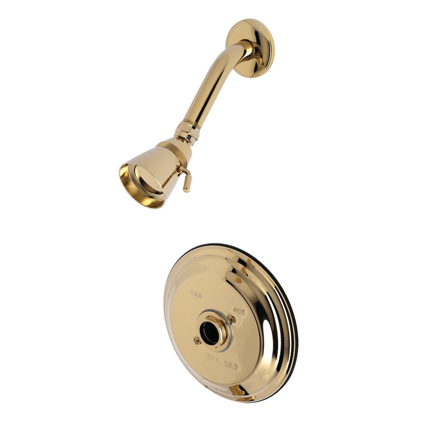 Kingston Brass KB3632TSLH Single-Handle Pressure Balanced Shower Faucet, Trim Only without Handle, Polished Brass