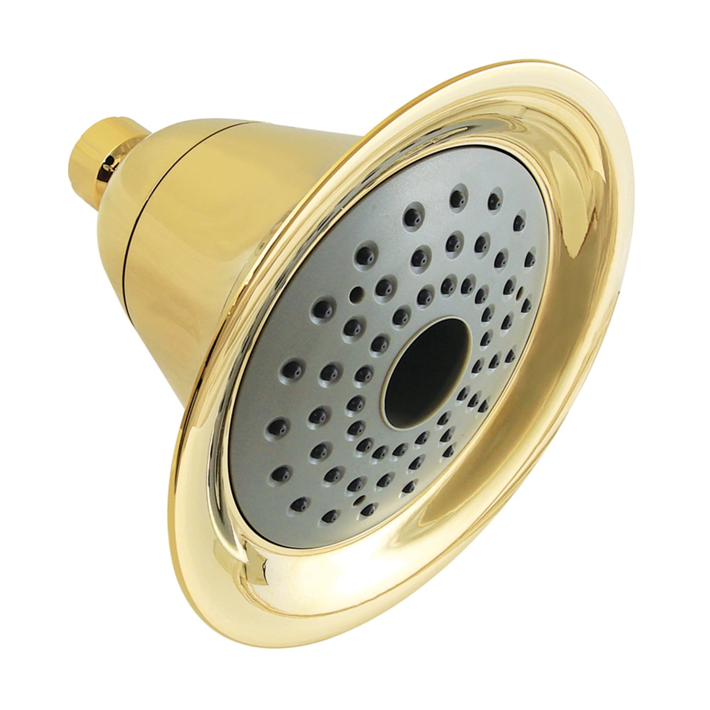 Kingston Brass KX362 Shower Scape 6" Round 2-Function ABS Shower Head, Polished Brass