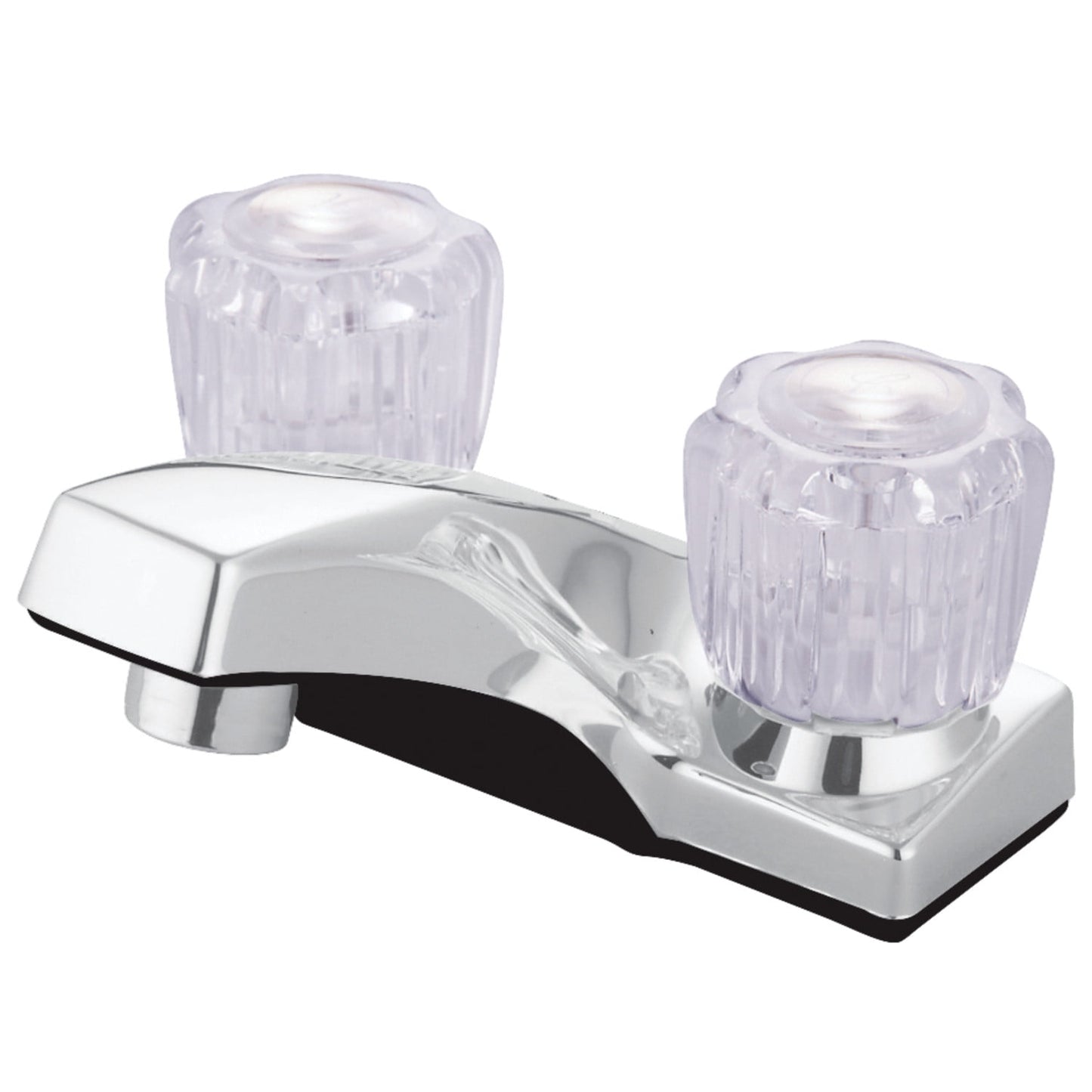 Kingston Brass L0207 4 in. Centerset Bathroom Faucet, Polished Chrome