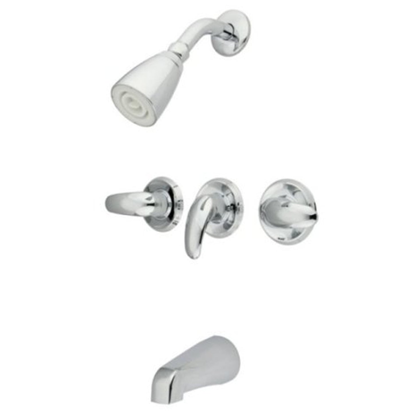 Kingston Brass KB6231LL Legacy Tub & Shower Faucet, Polished Chrome