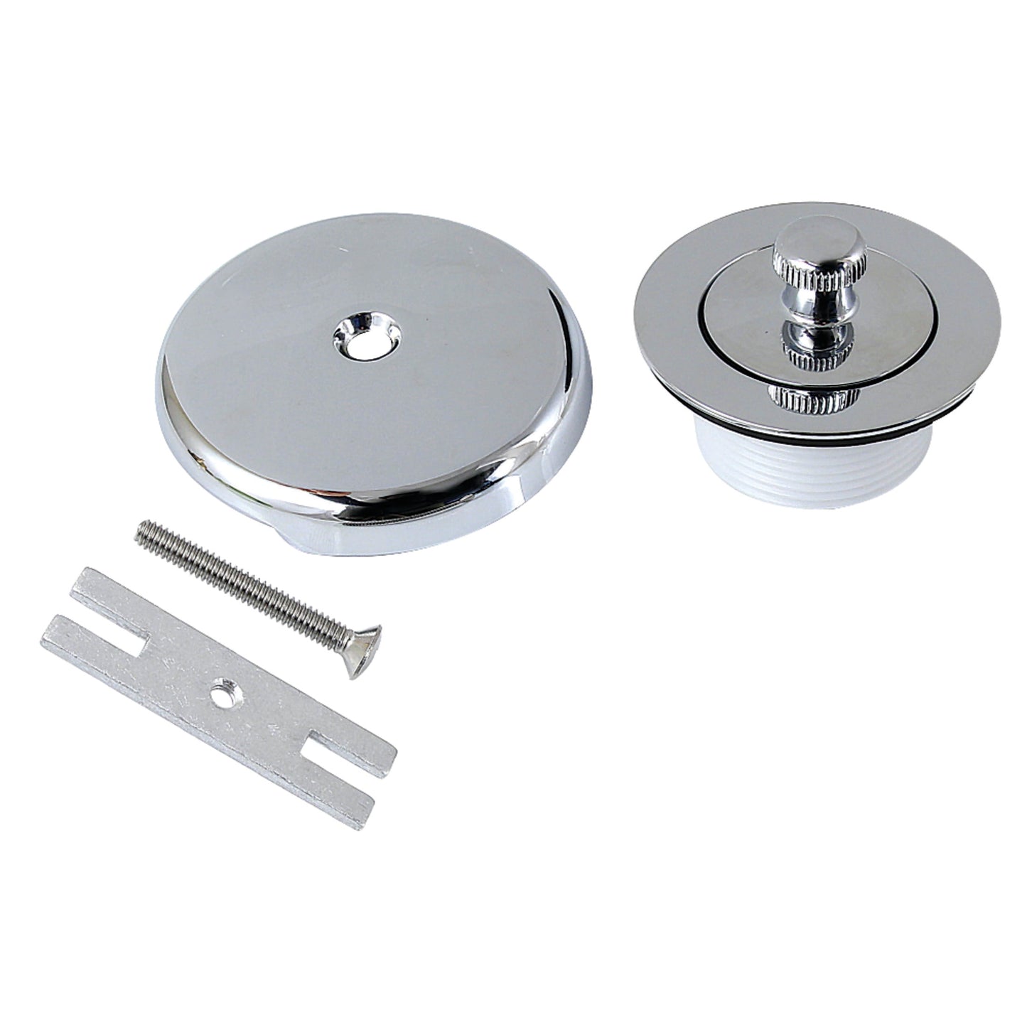 Kingston Brass DLT5301A1 Trimscape Zinc Alloy Lift and Turn Tub Drain Conversion Kit in Polished Chrome