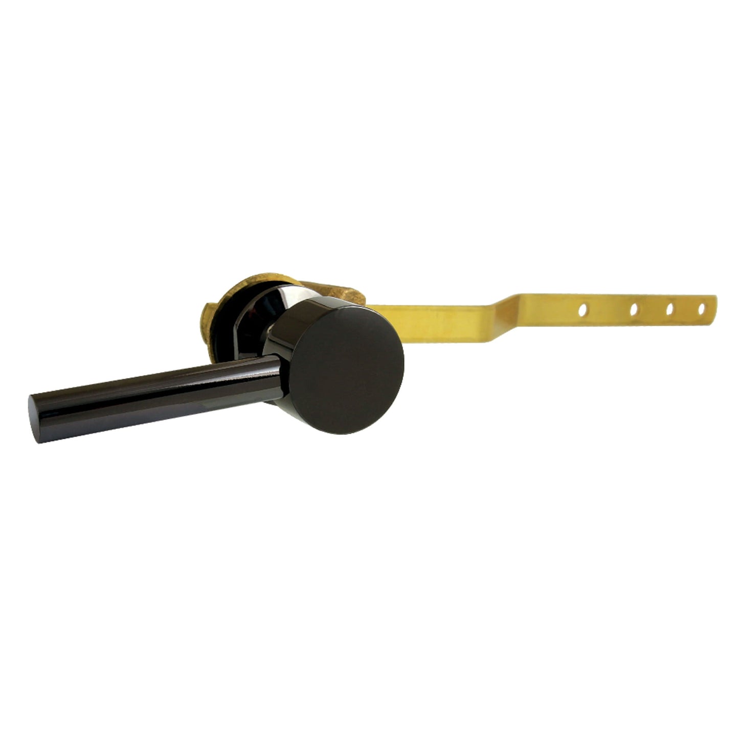 Kingston Brass NKTDL Front Mount Toilet Tank Lever, Left/Right Installation in Black Stainless Steel