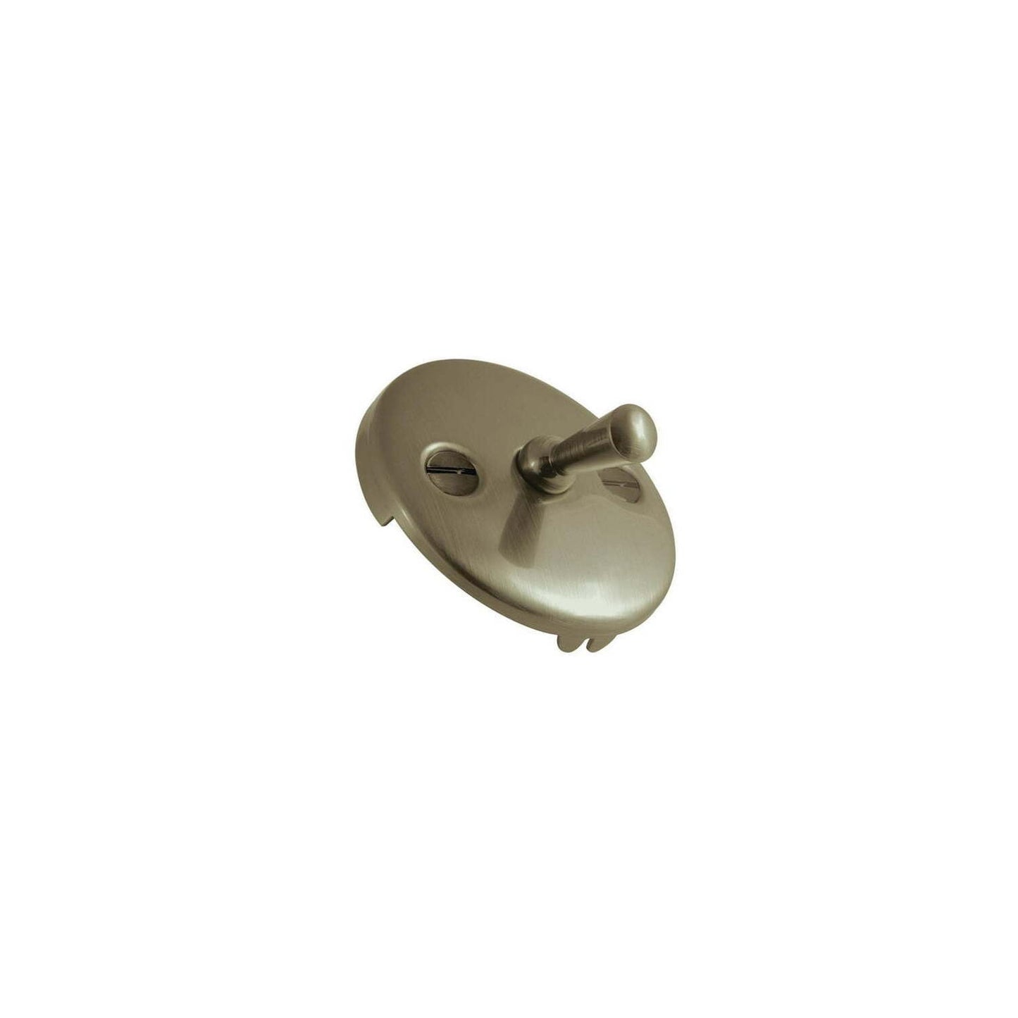 Kingston Brass DTL103 Round Overflow Plate with Trip Lever Drain, Vintage Brass