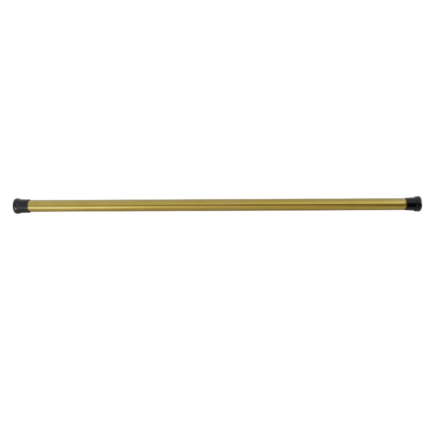 Kingston Brass SR367 Edenscape 36"-60" Stainless Steel Adjustable Tension Shower Curtain Rod, Brushed Brass