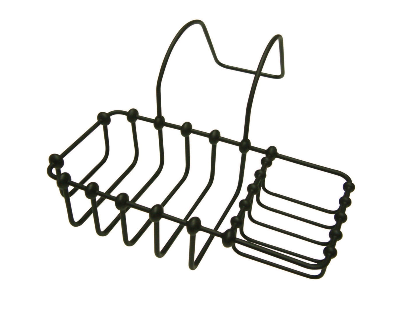 Kingston Brass CC2165 8-3/8 Inch Clawfoot Tub Hanging Soap and Sponge Holder in Oil Rubbed Bronze