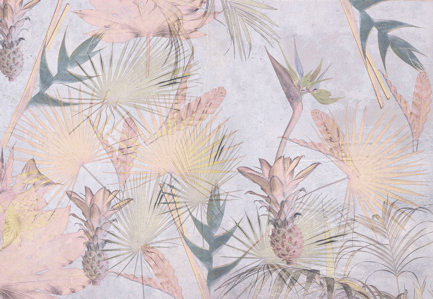 Komar Tropical Concrete Wall Mural
