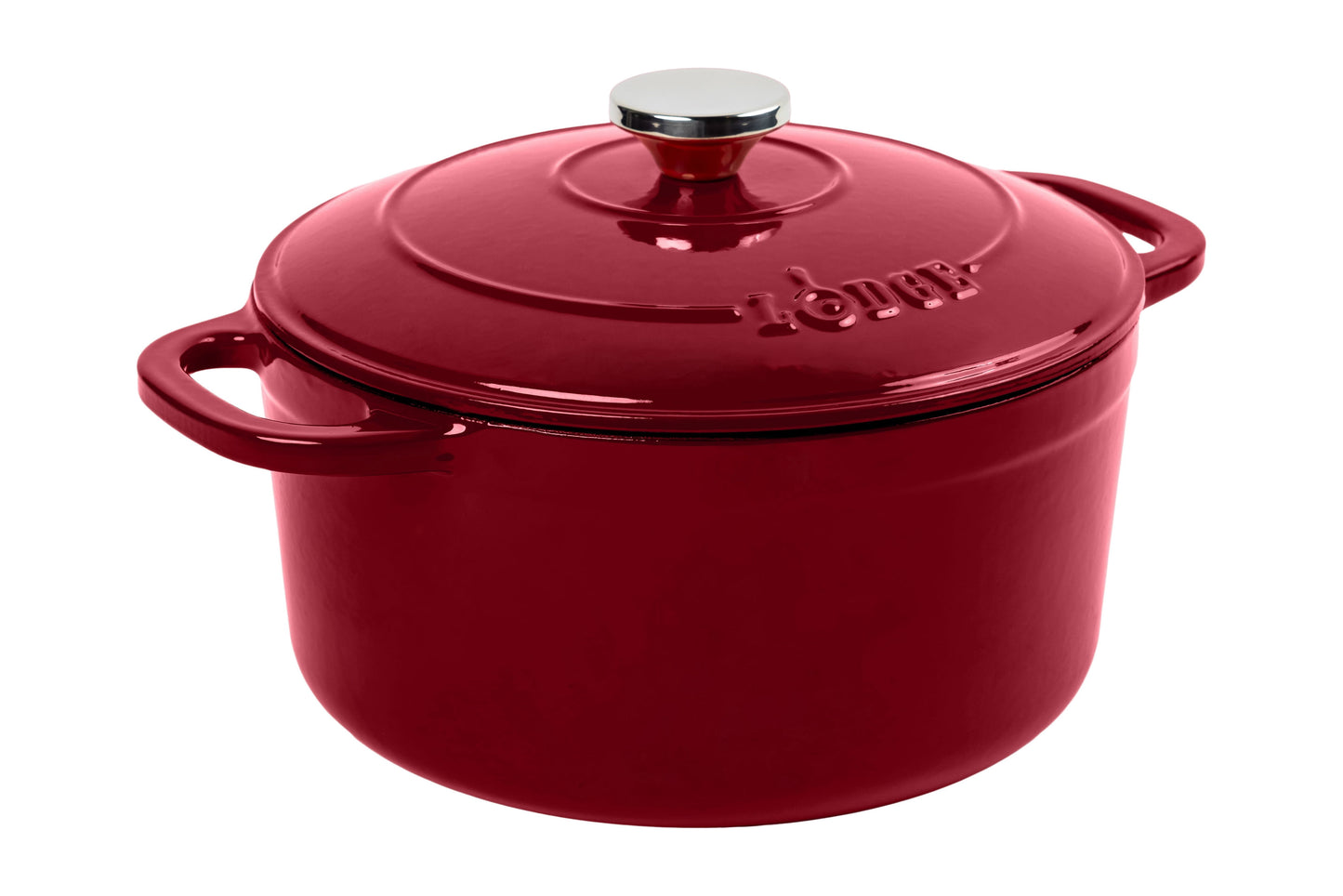 Lodge 5.5 Quart Cardinal Enamel Cast Iron Dutch Oven