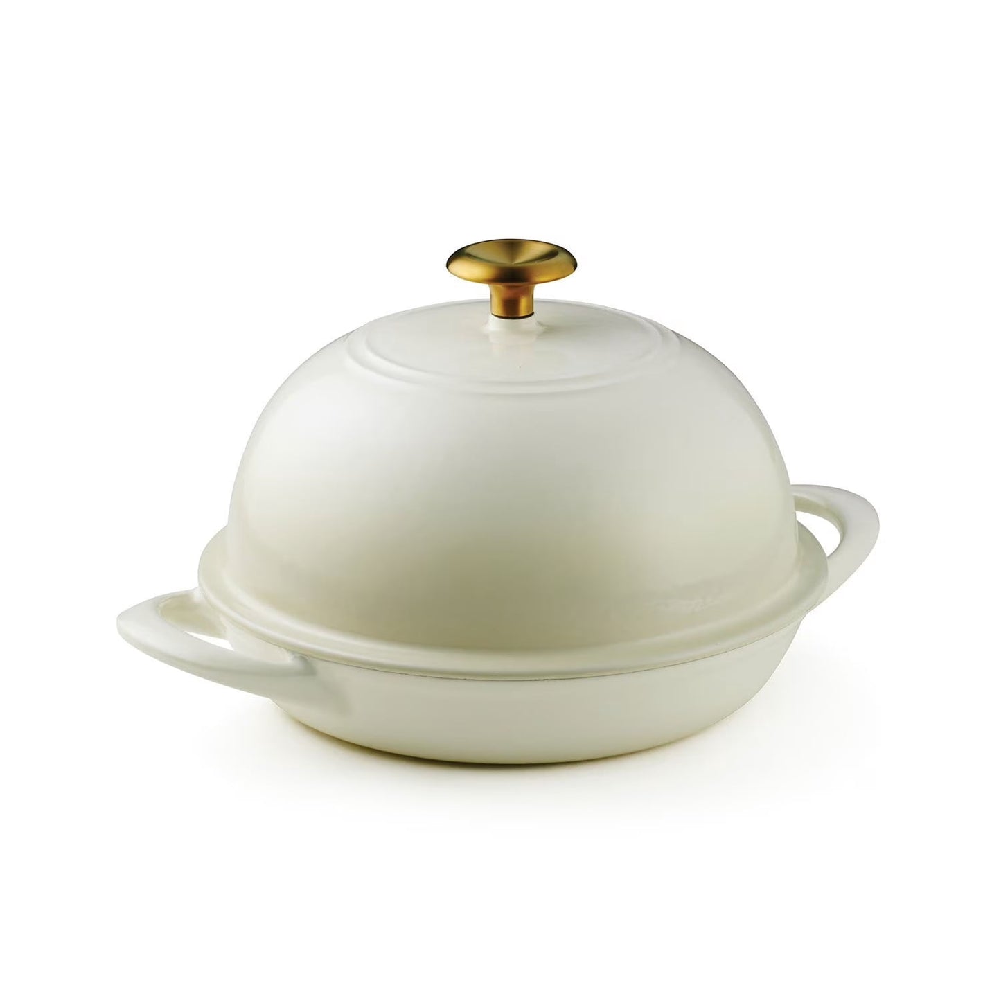 Lodge 9.5in Enamel Cast Iron Bread Oven, Oyster