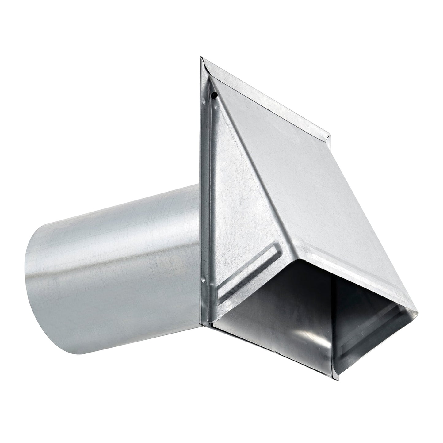 Lambro 6-In. 26-Gauge Galvanized Steel Exhaust Wall Hood Vent with Damper and 11-In. Pipe, 3460G-11, 3460G-11