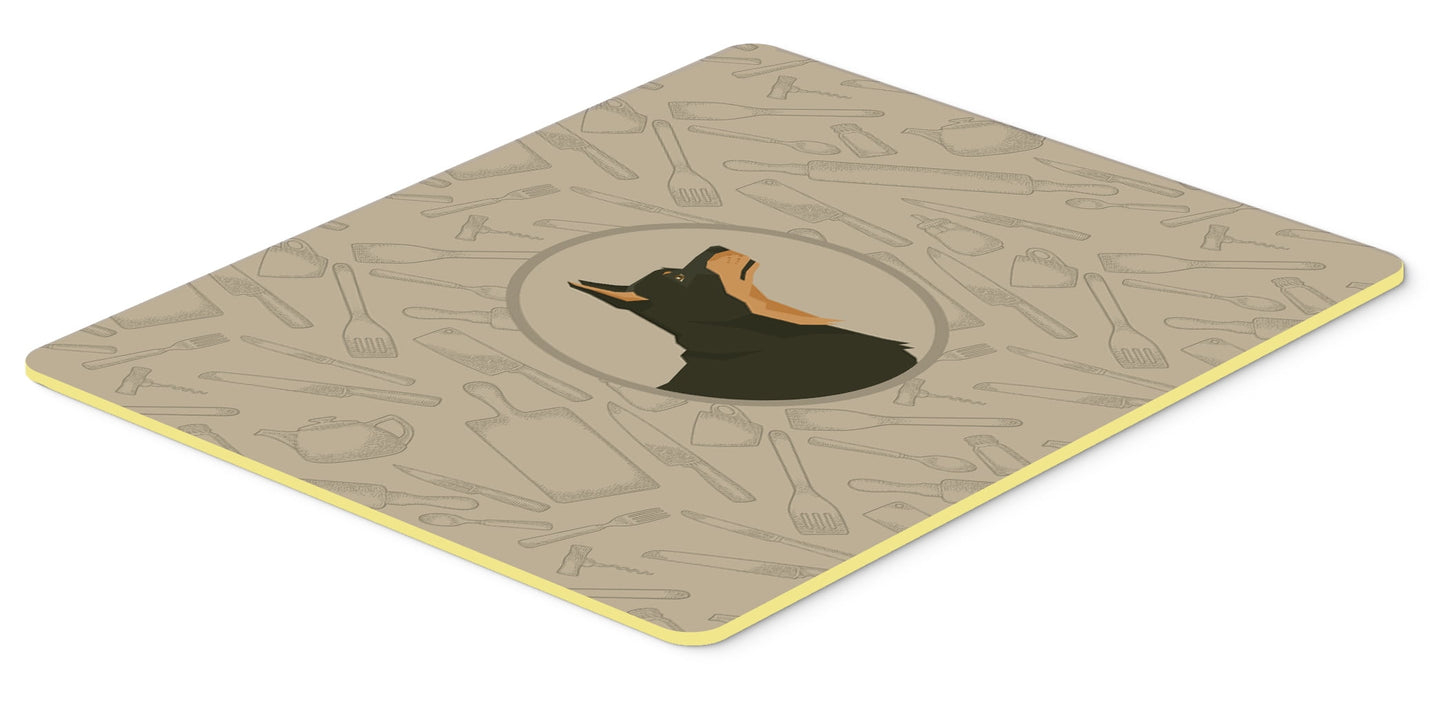 Lancashire Terrier In the Kitchen Kitchen or Bath Mat 24x36
