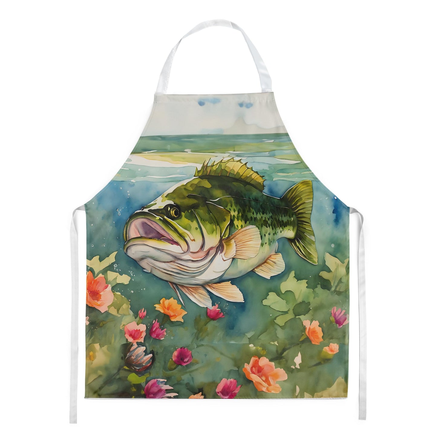 Largemouth Bass Apron 27 in x 30 in
