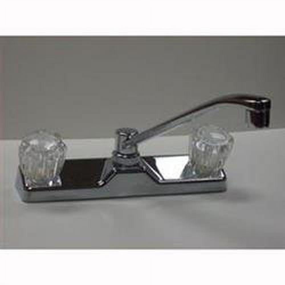 Lasalle Bristol 20380R219 Chrome 8" 2-Handle Kitchen Faucet w/ Clear Knobs