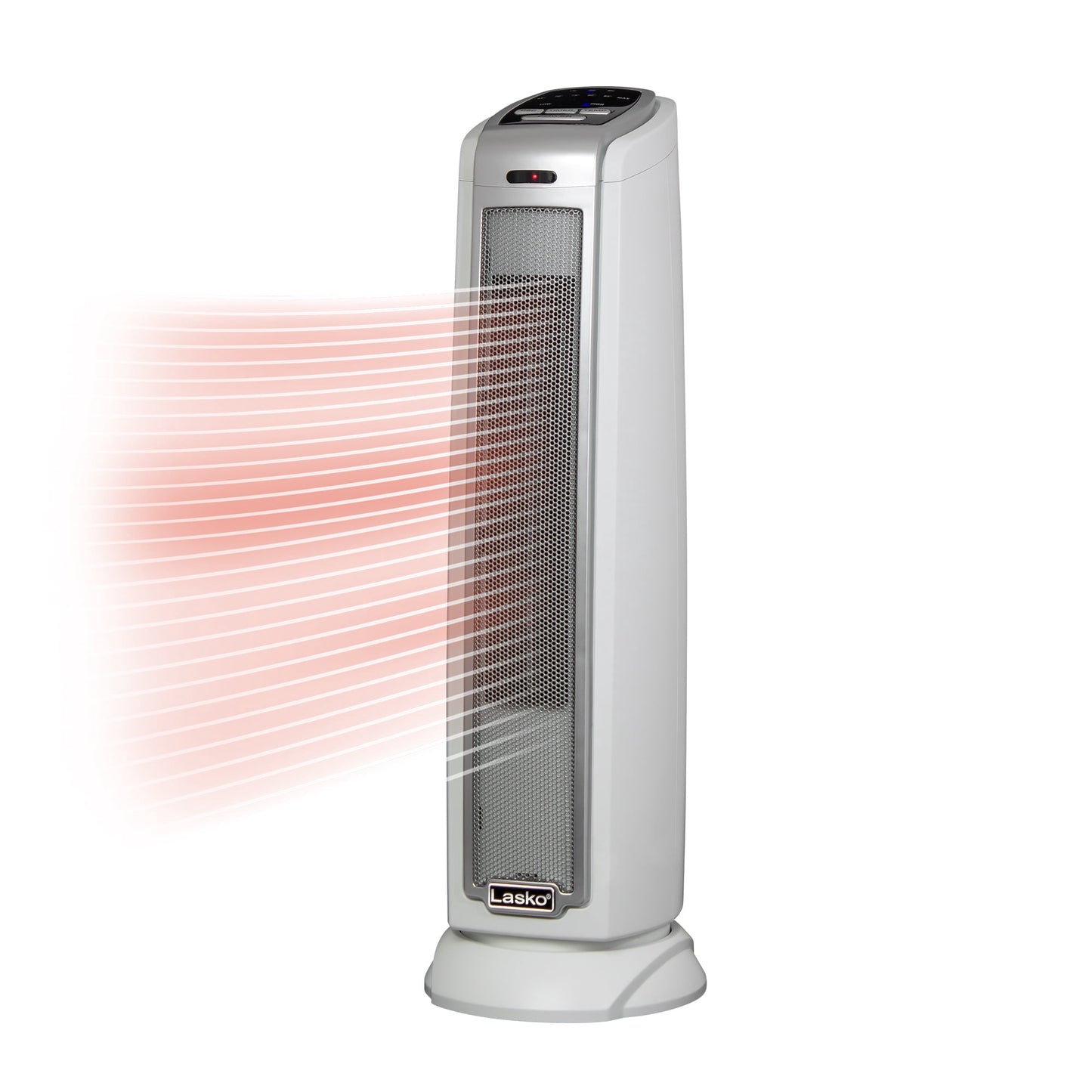 Lasko 1500W Electric Oscillating Ceramic Tower Space Heater with Remote, 5790, Black