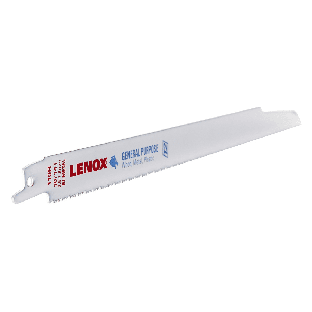 Lenox Tools Reciprocating Saw Blades, 110R, Bi-Metal, 12 in. L