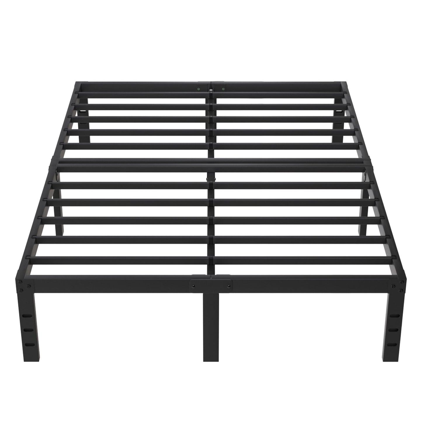 Leumius 14" Full Bed Frame,Heavy Duty Metal Platform Bed with Storage Space Under Frame,No Box Spring Needed,Black