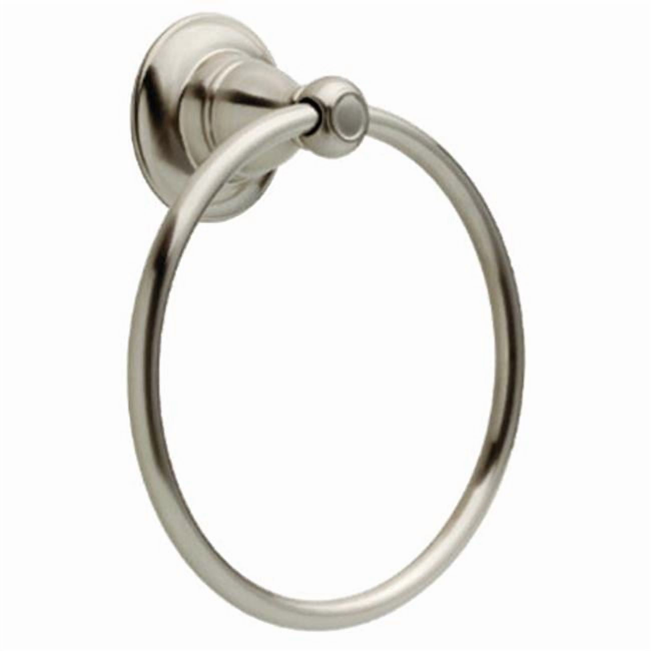Liberty Hardware 228228 Porter Collection Towel Ring, Brushed Nickel