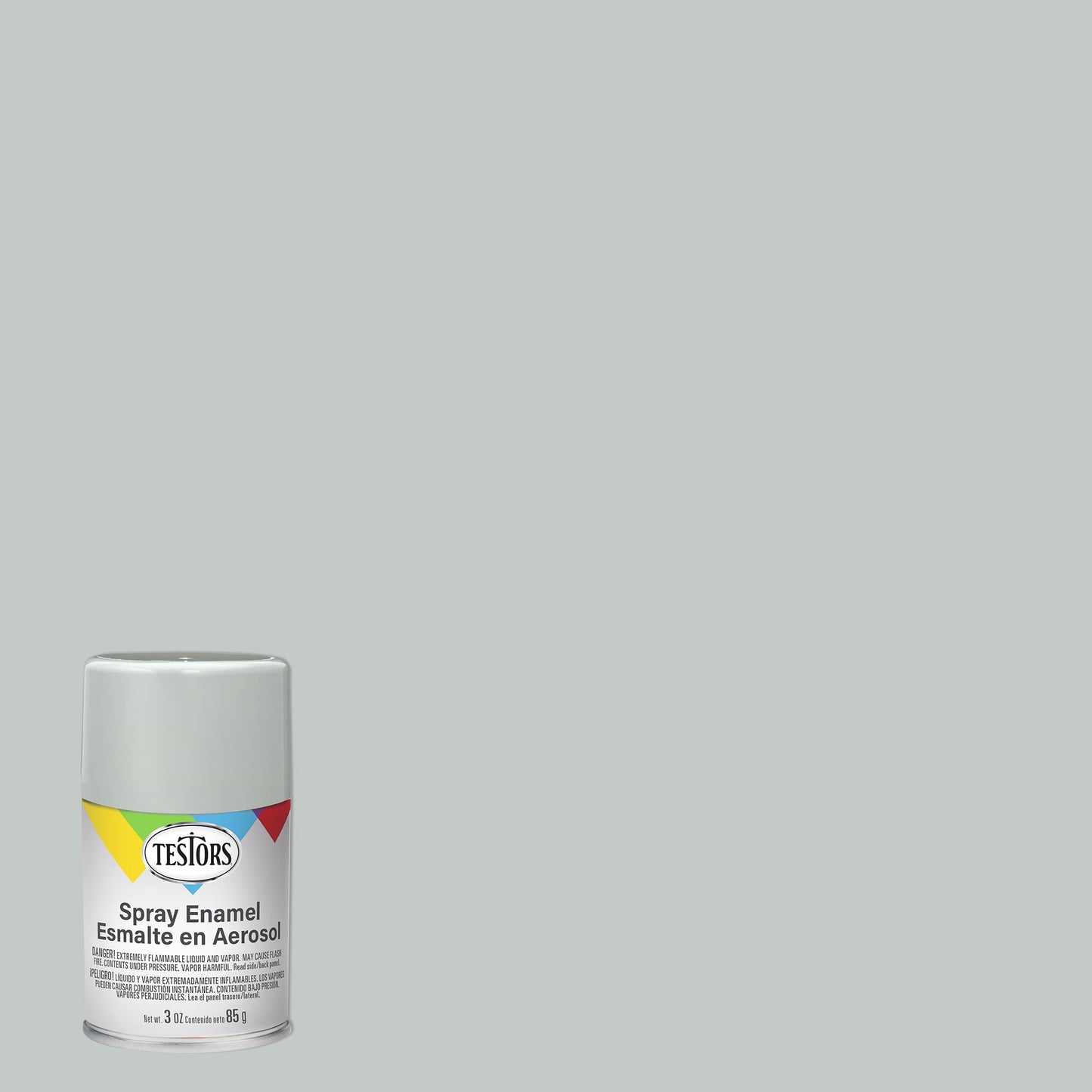 3 Pack, Light Aircraft Gray, Rust-Oleum Testors Flat Enamel Spray Paint- 1233T, 3 oz.