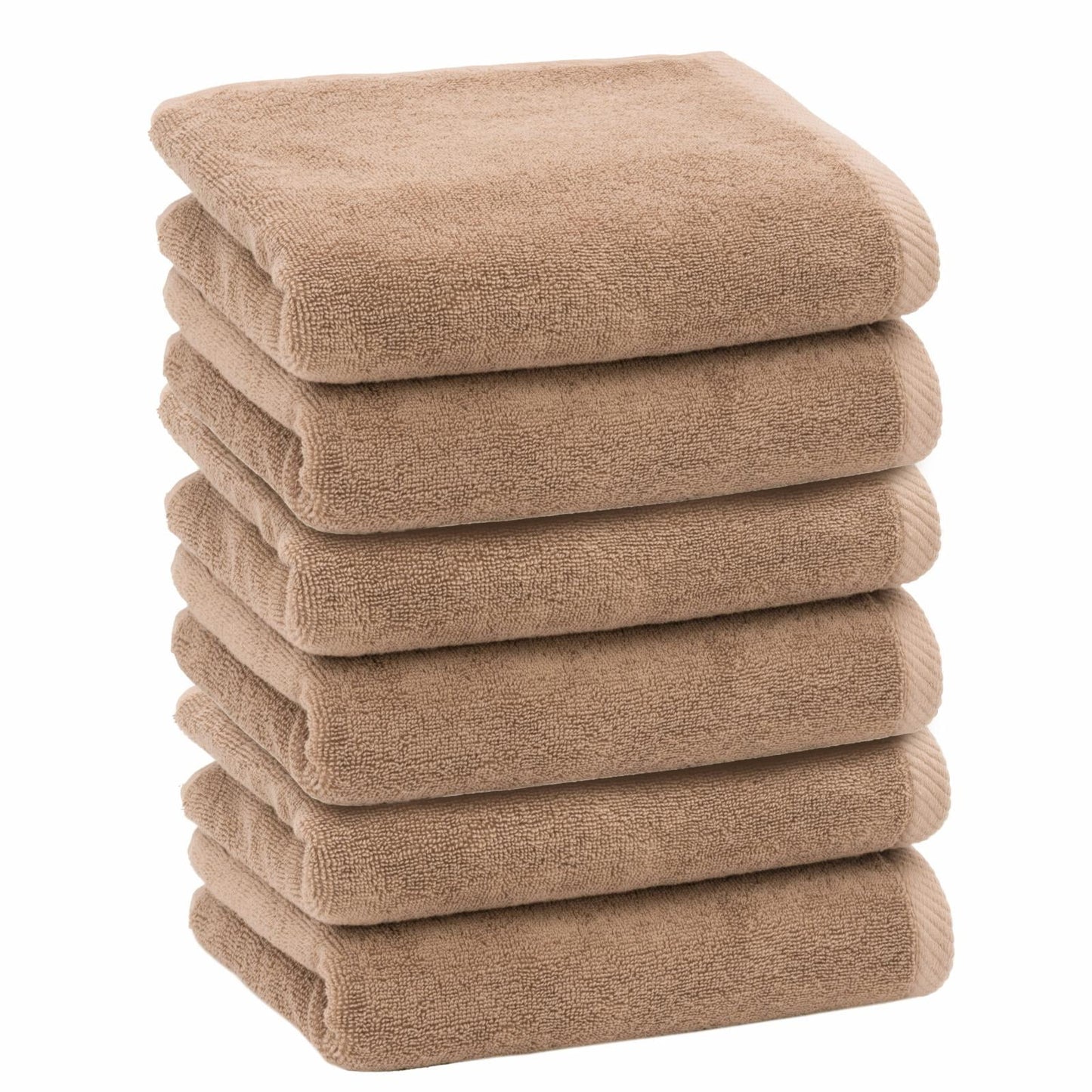 Linum Home Textiles Juego de 6 Toallas de Mano Ediree 100% Algodón Turco