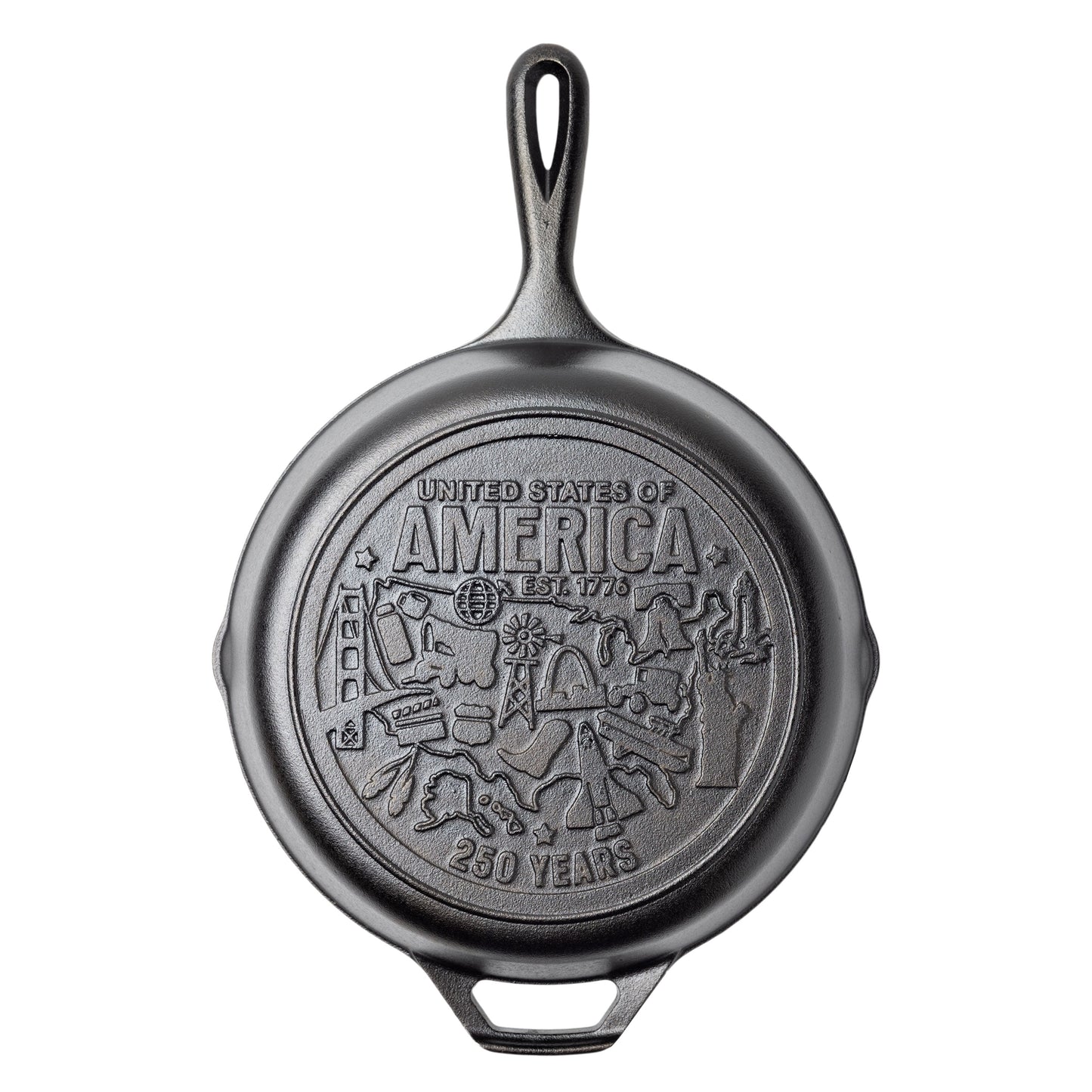 Lodge 10.25" Seasoned Cast Iron Skillet with America 250
