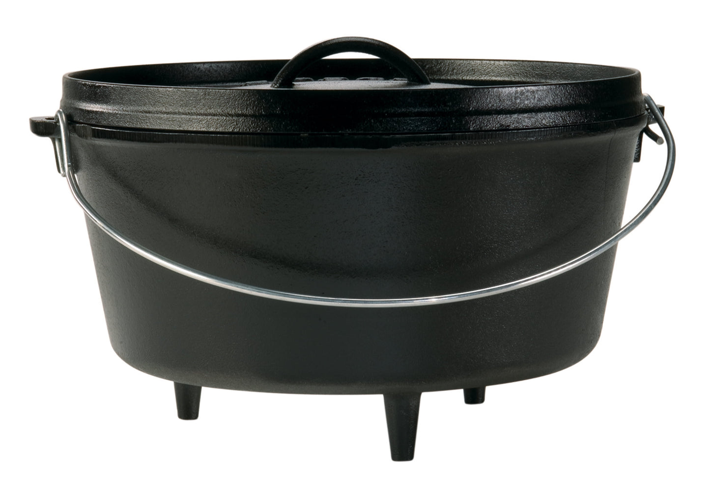 Lodge Cast Iron 12" / 8 Quart Seasoned Camp Dutch Oven