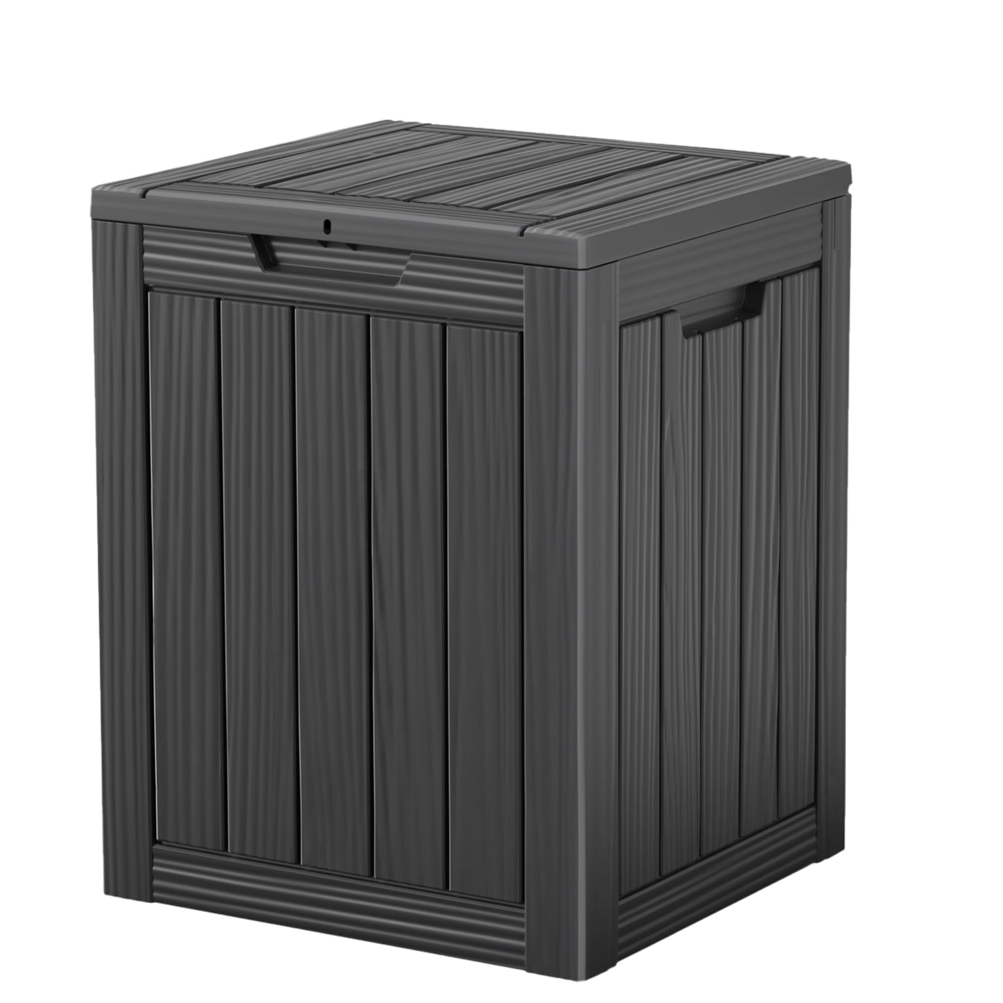 MAYEERTY 120 Gallons Outdoor Shoe Cabinet, Large Capacity Shoe Storage, Black