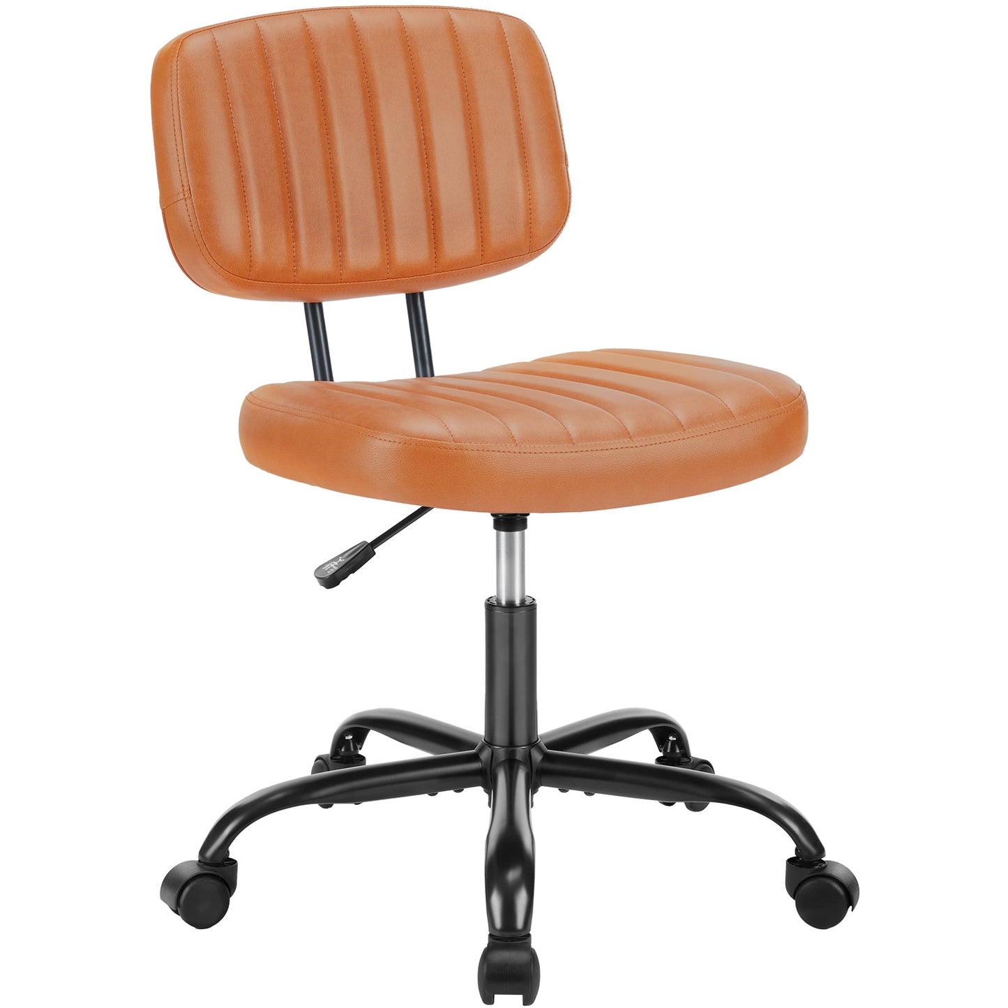 MAYEERTY Ergonomic Mid-Back Executive Office Chair Swivel Computer Desk Task Chair,Orange