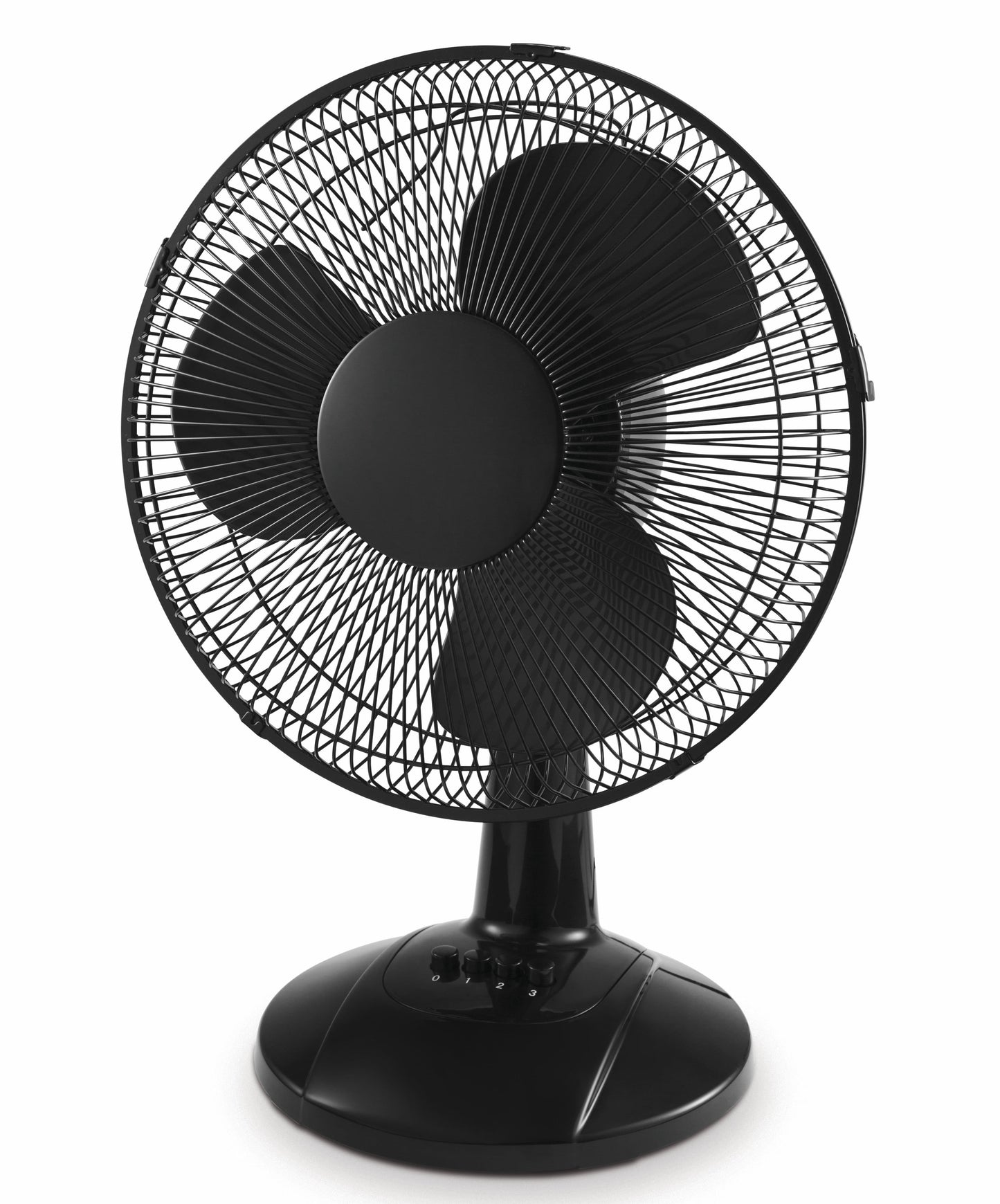 Mainstays Ventilador de Mesa de 12 Pulgadas con Ajustes Ajustables de 3 Velocidades y Oscilación, Negro, FT30-8MBBV