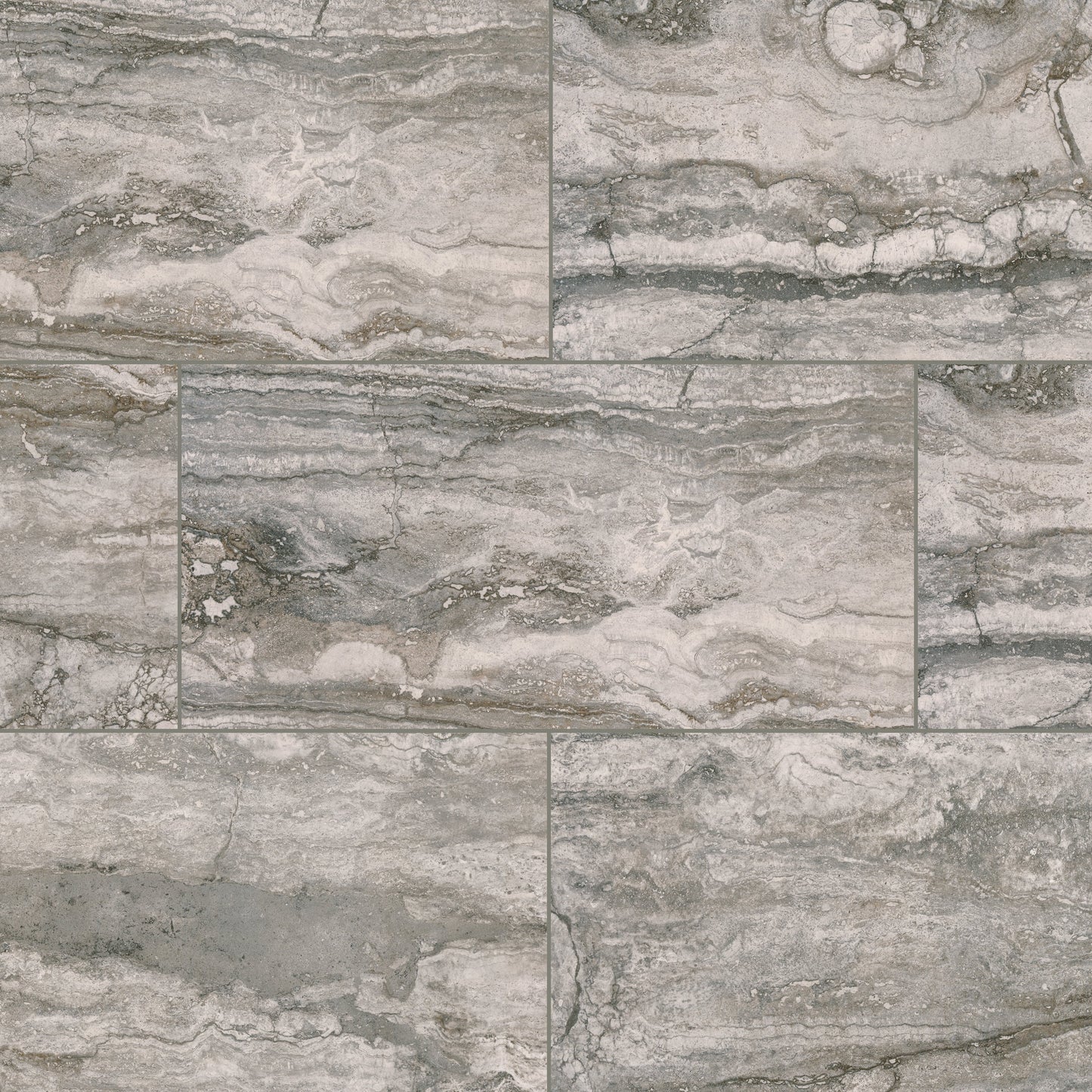 MSI Bernini Carbone 12 in. x 24 in. Glazed Porcelain Floor and Wall Tile (16 Sq.Ft. / Case)