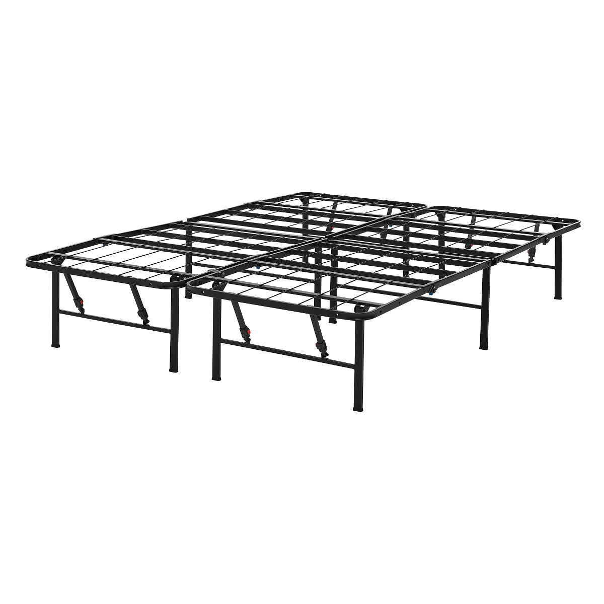 Mainstays Armazón de Cama de Plataforma de Acero Plegable Cuádruple de 14" de Altura, Tamaño King