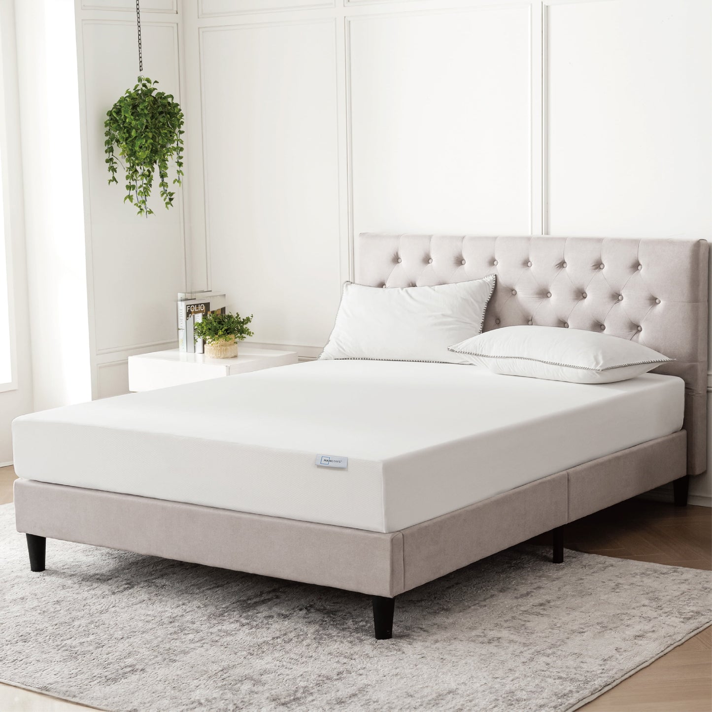 Mainstays 8†Medium Firm Memory Foam Mattress, Twin