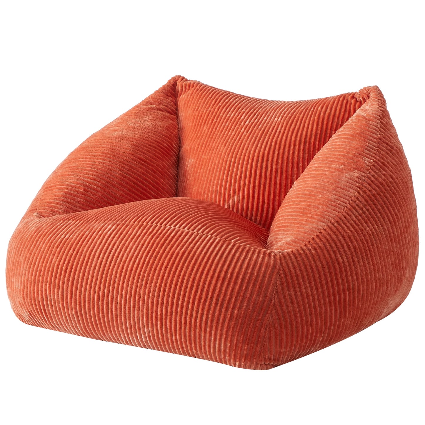 Mainstays by Becky G. & Alejandra Ribbed Plush Compressed Foam Chair, Green
